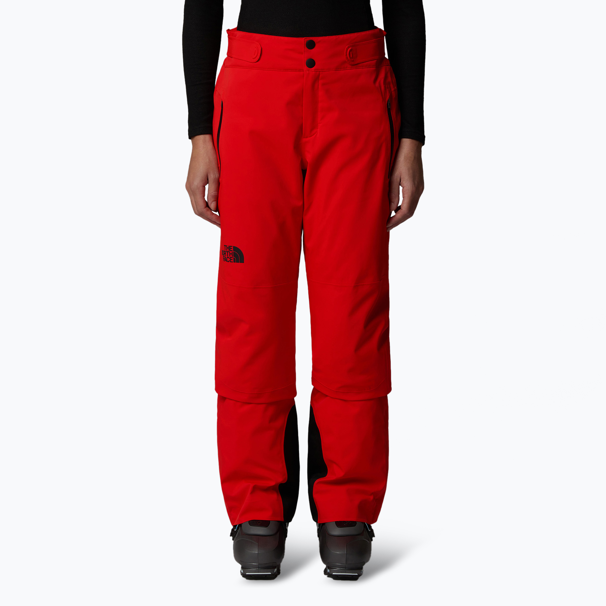Pantaloni da sci da donna The North Face Lenado rosso fuoco (S) (Lenado NF0A87X115Q1)