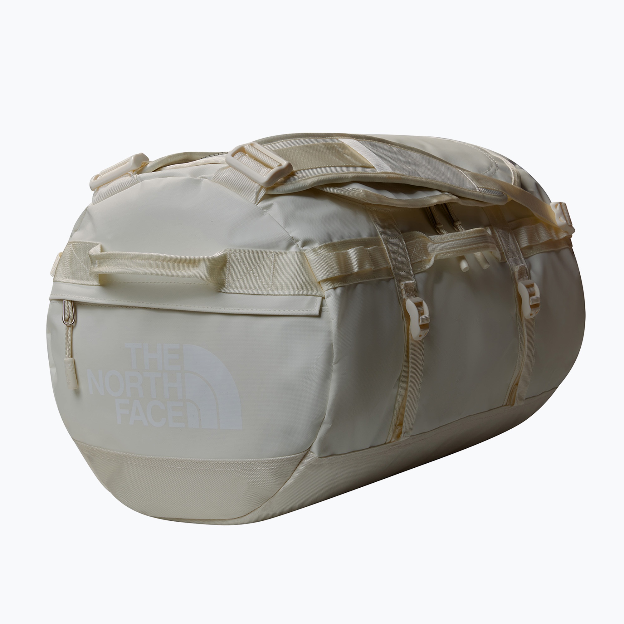 The North Face Base Camp Duffel S 50 l bianco dune/bianco borsa da viaggio (S) (Base Camp Duffel S NF0A52STUBO1)