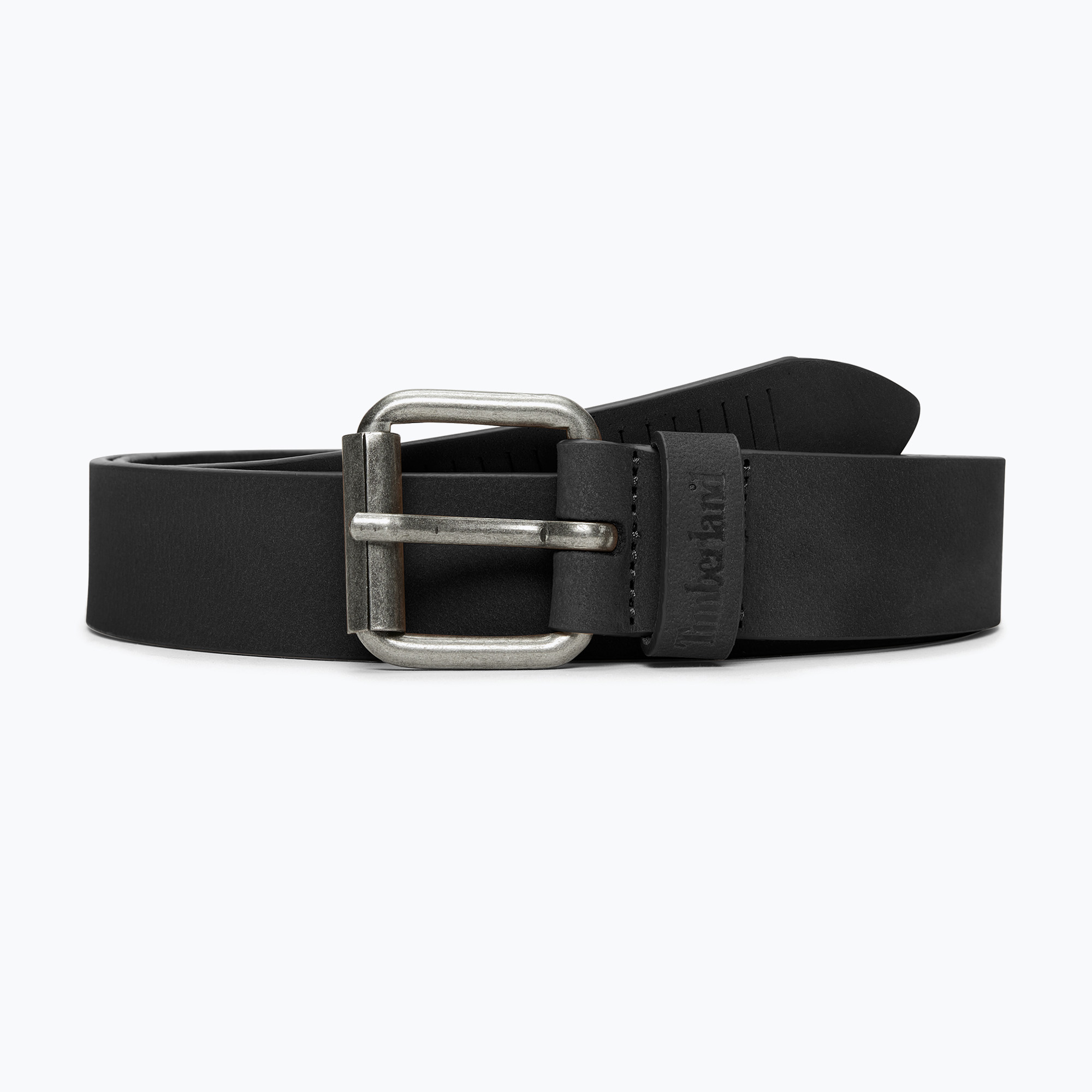 Timberland Uomo 35 mm Cintura in nabuk nero (M) (35 mm Nubuck Belt TB0A5MRS0011)