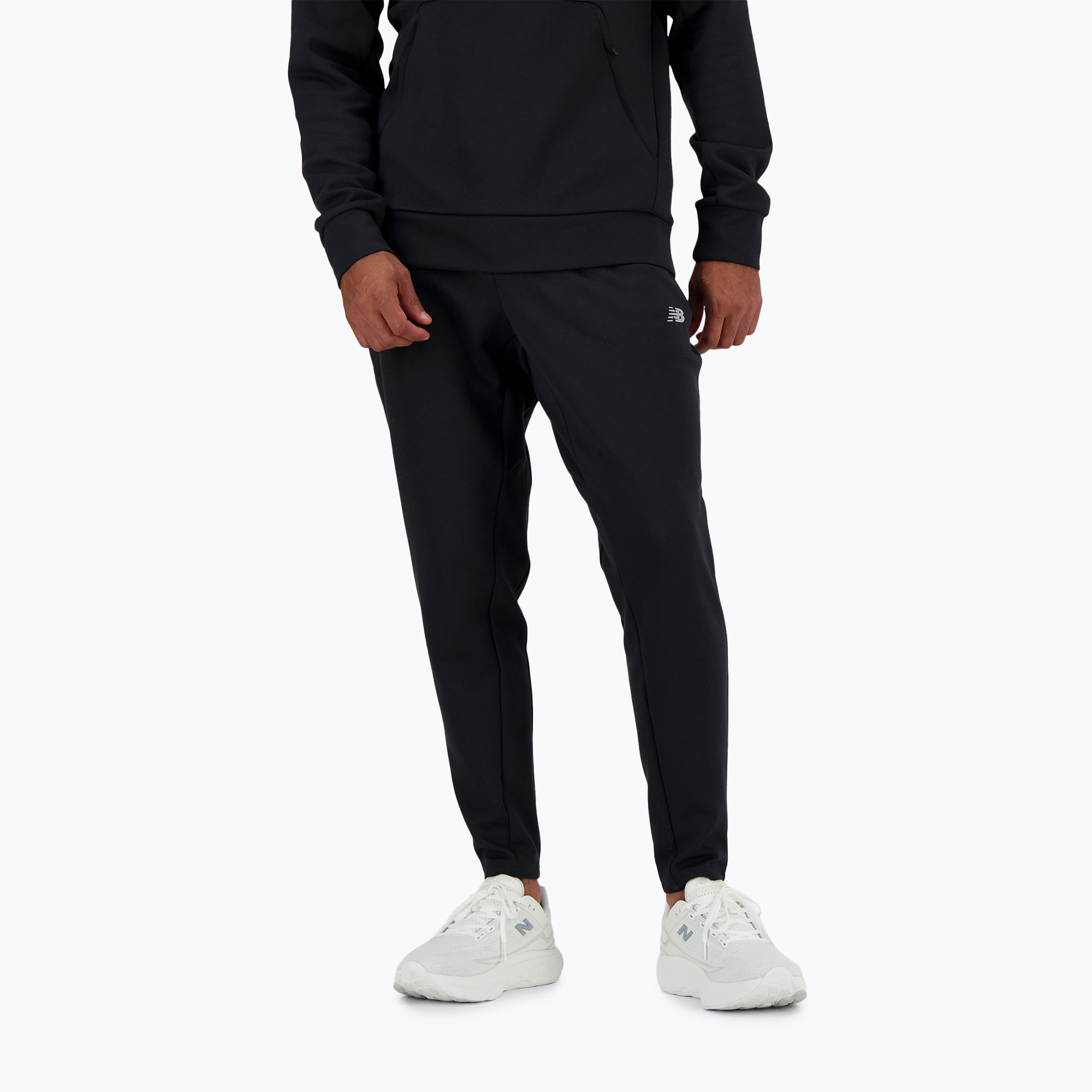 Pantaloni New Balance Tech Knit neri da uomo (XL) (Tech Knit MP41143BK)