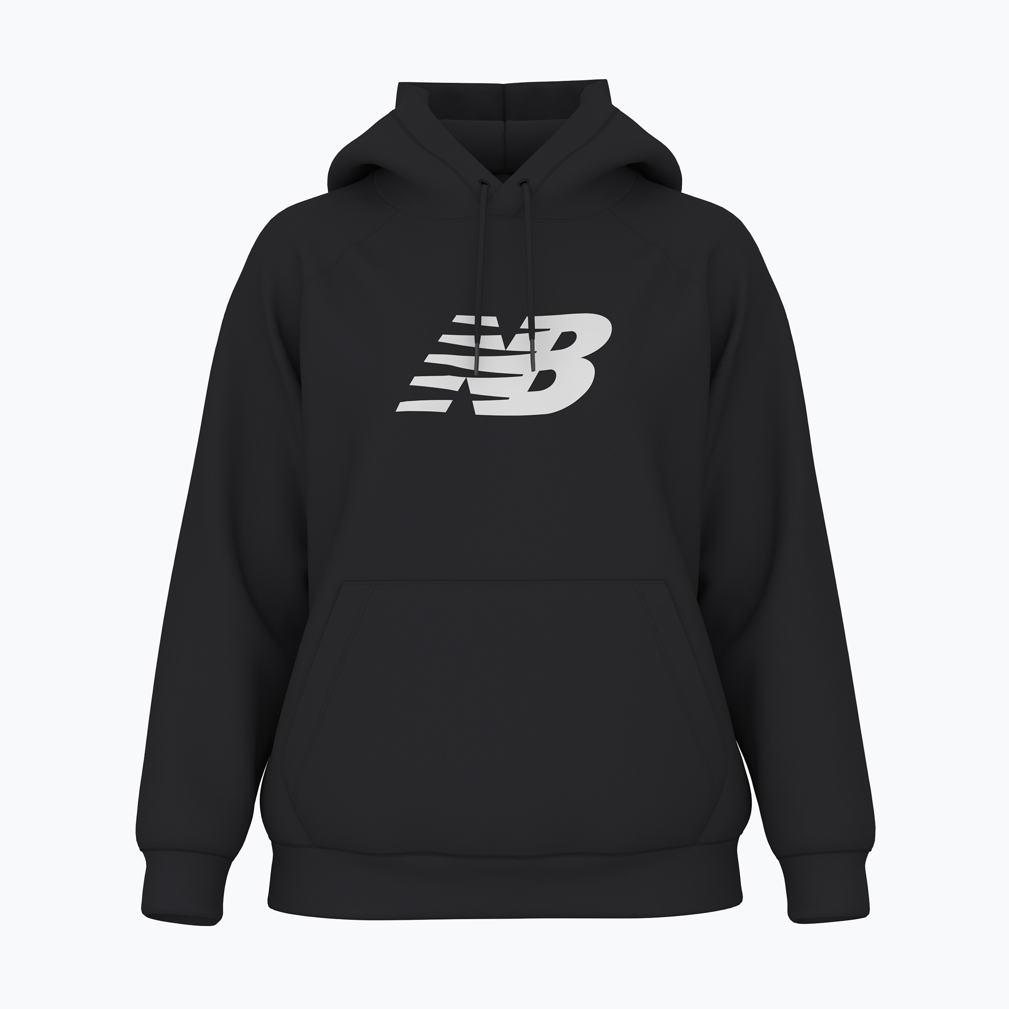 Felpa con cappuccio in pile New Balance donna, nero (XS) (Fleece Hoodie WT43524BK)