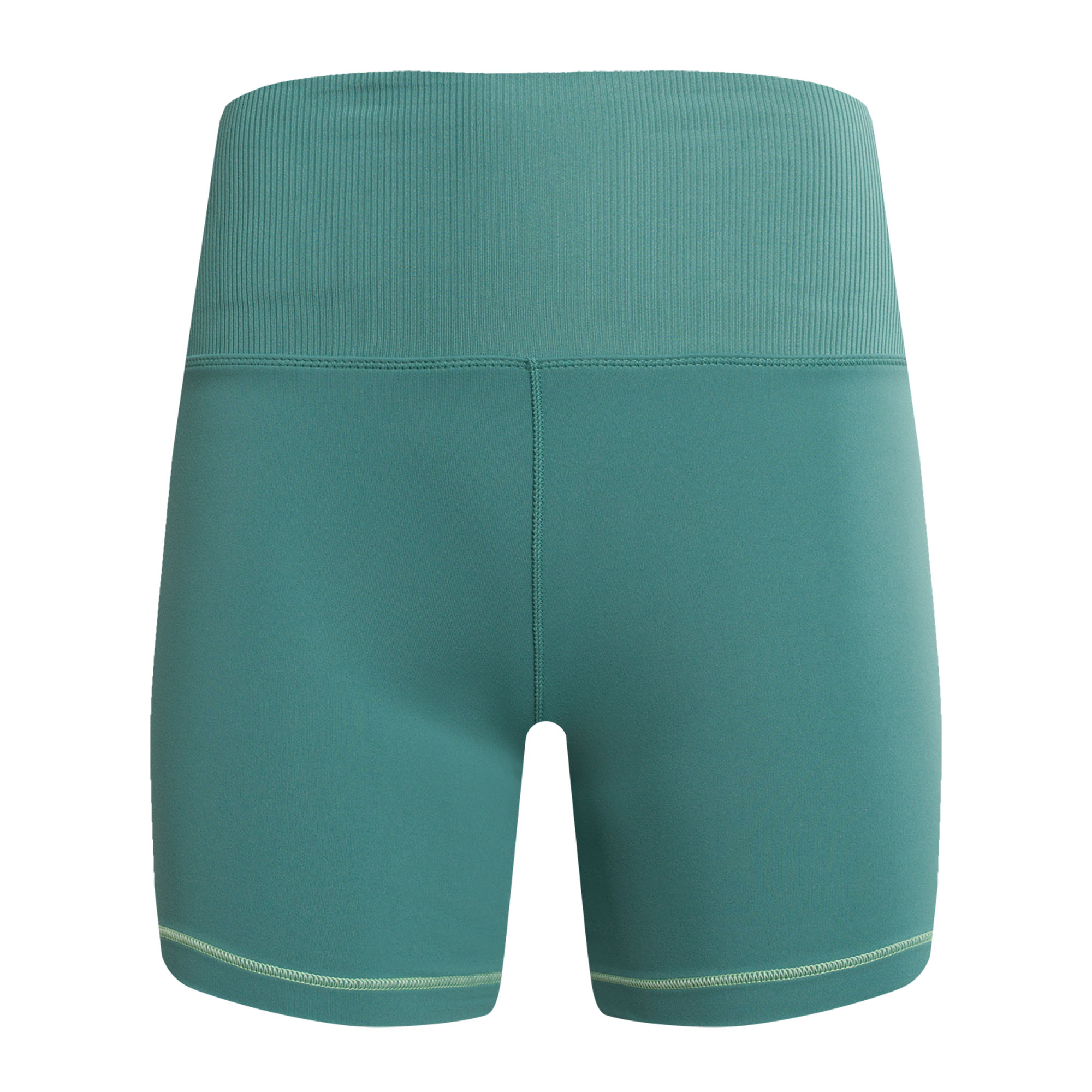Pantaloncini Nike One Rib a vita alta 5" Biker da donna bicoastal/bianco (XS) (One Rib High-Waisted 5" Biker FN3311-361)
