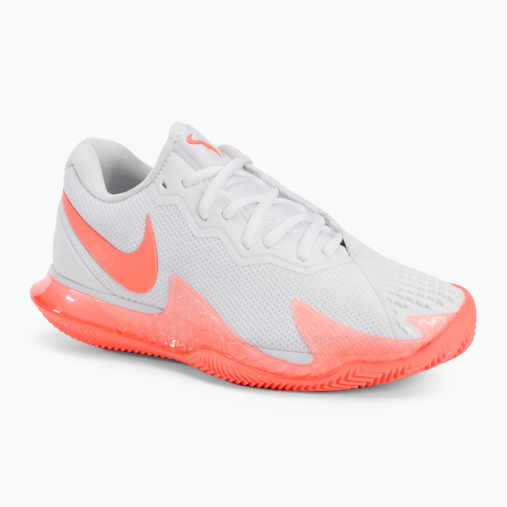 Scarpe da tennis da uomo Nike Air Zoom Vapor Cage 4 Rafa Clay bianco/bianco/mango brillante (46 EU) (Air Zoom Vapor Cage 4 Rafa Clay DV1773-106)