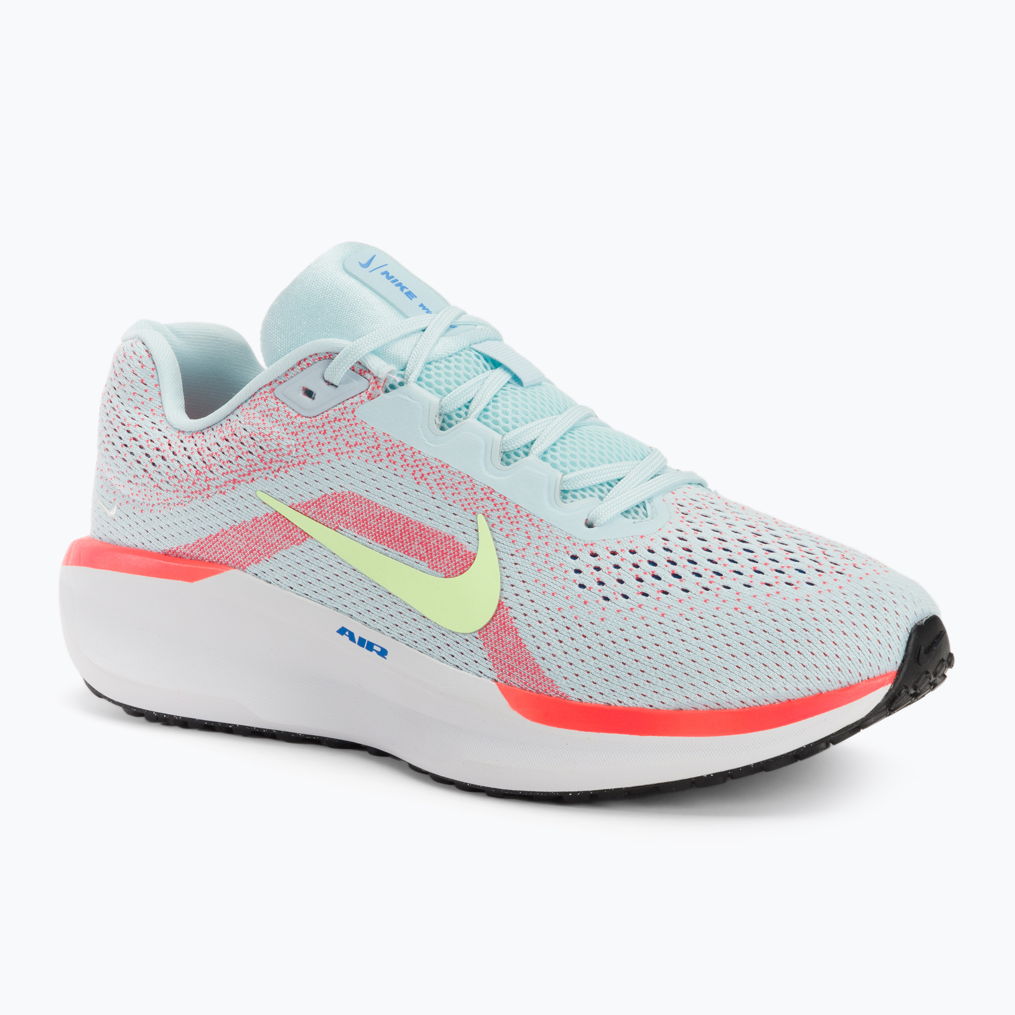 Nike Winflo 11 uomini scarpe da corsa ghiacciaio blu / bright crimson / vela appena volt (44 EU) (Winflo 11 FJ9509-402)