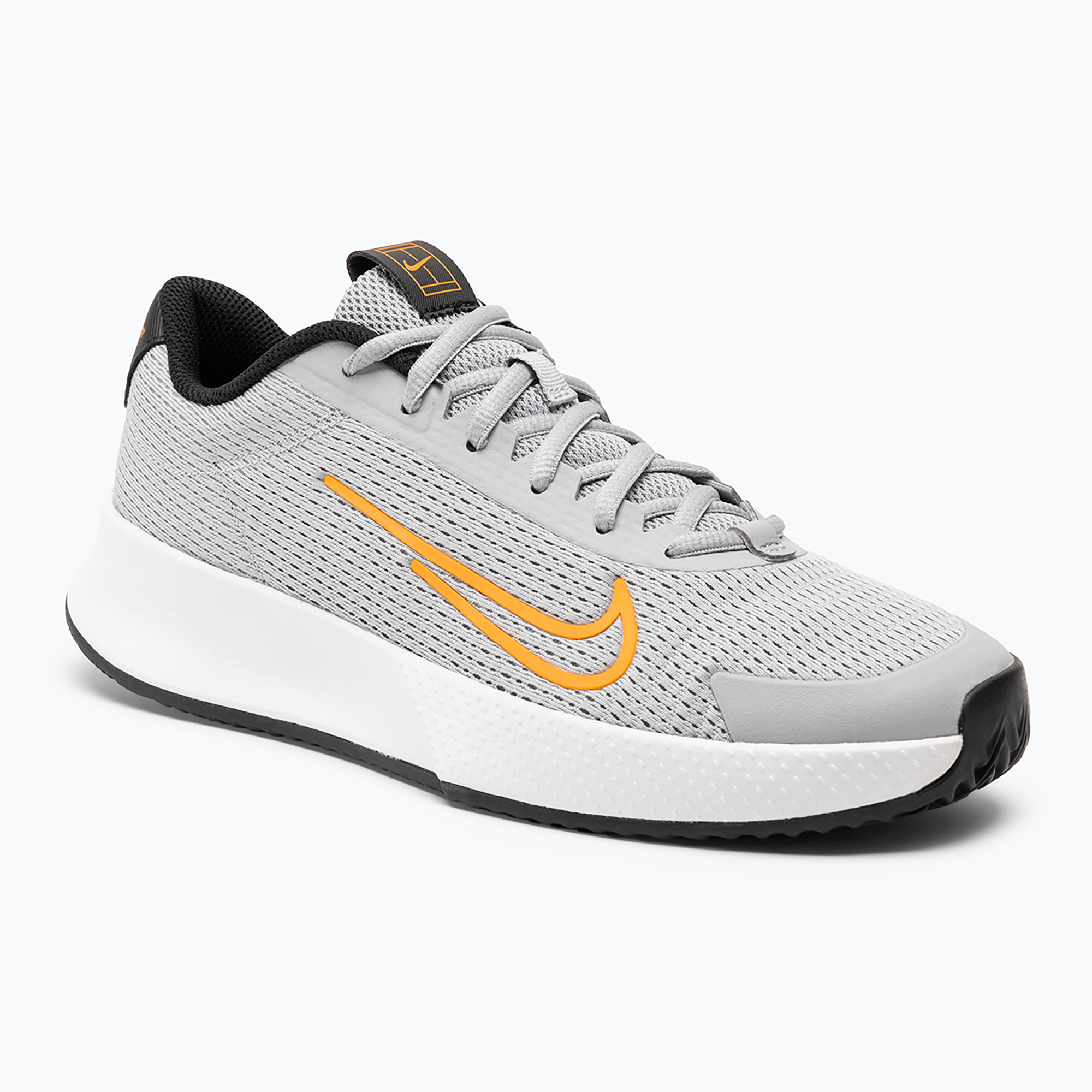 Scarpe da tennis da uomo Nike Court Vapor Lite 2 Clay lupo grigio/laser brange/nero (44.5 EU) (Court Vapor Lite 2 Clay DV2016)