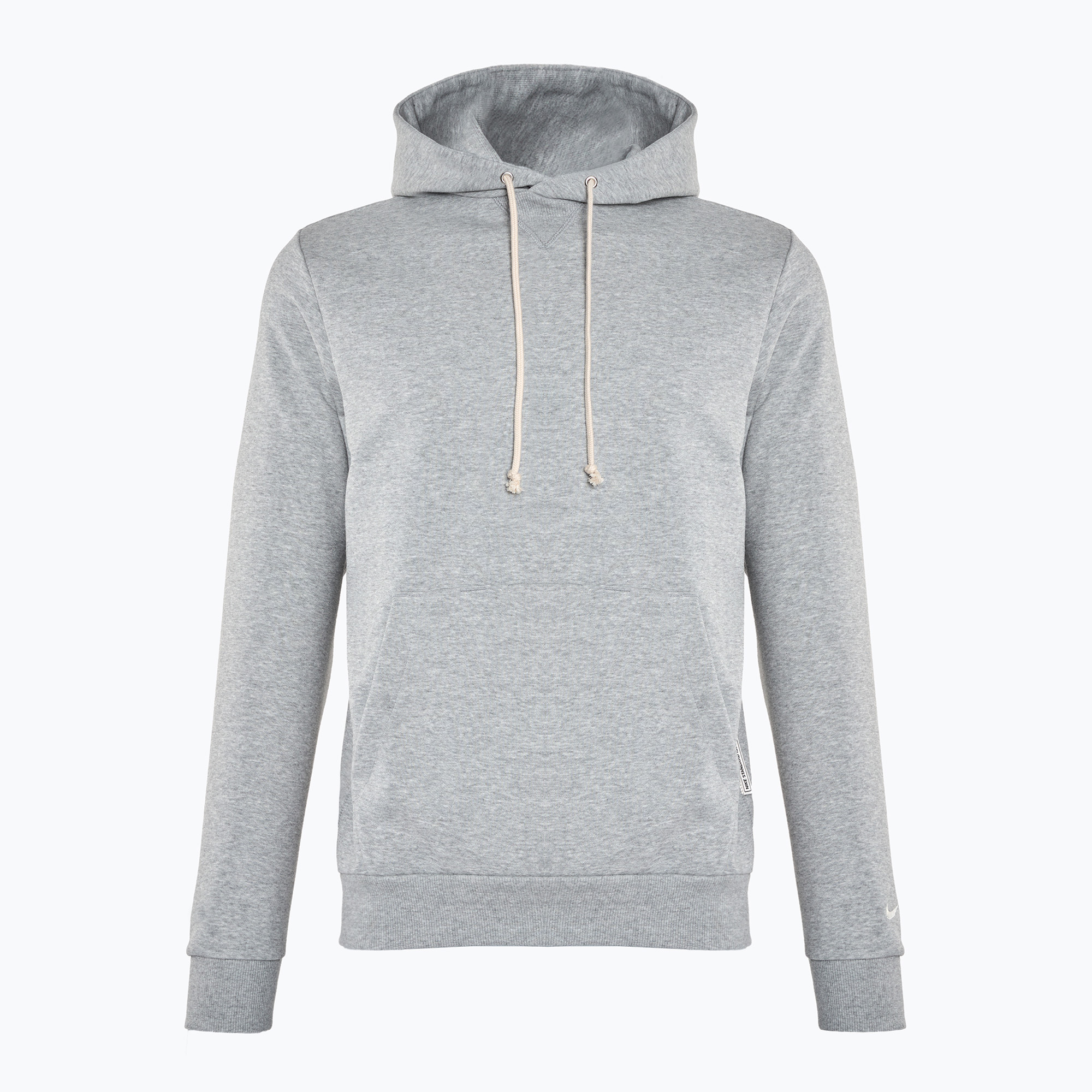 Felpa da basket da uomo Nike Standard Issue Dri-Fit Hoodie grigio scuro heather/avorio chiaro (S) (Standard Issue Dri-Fit Hoodie FZ0218-063)