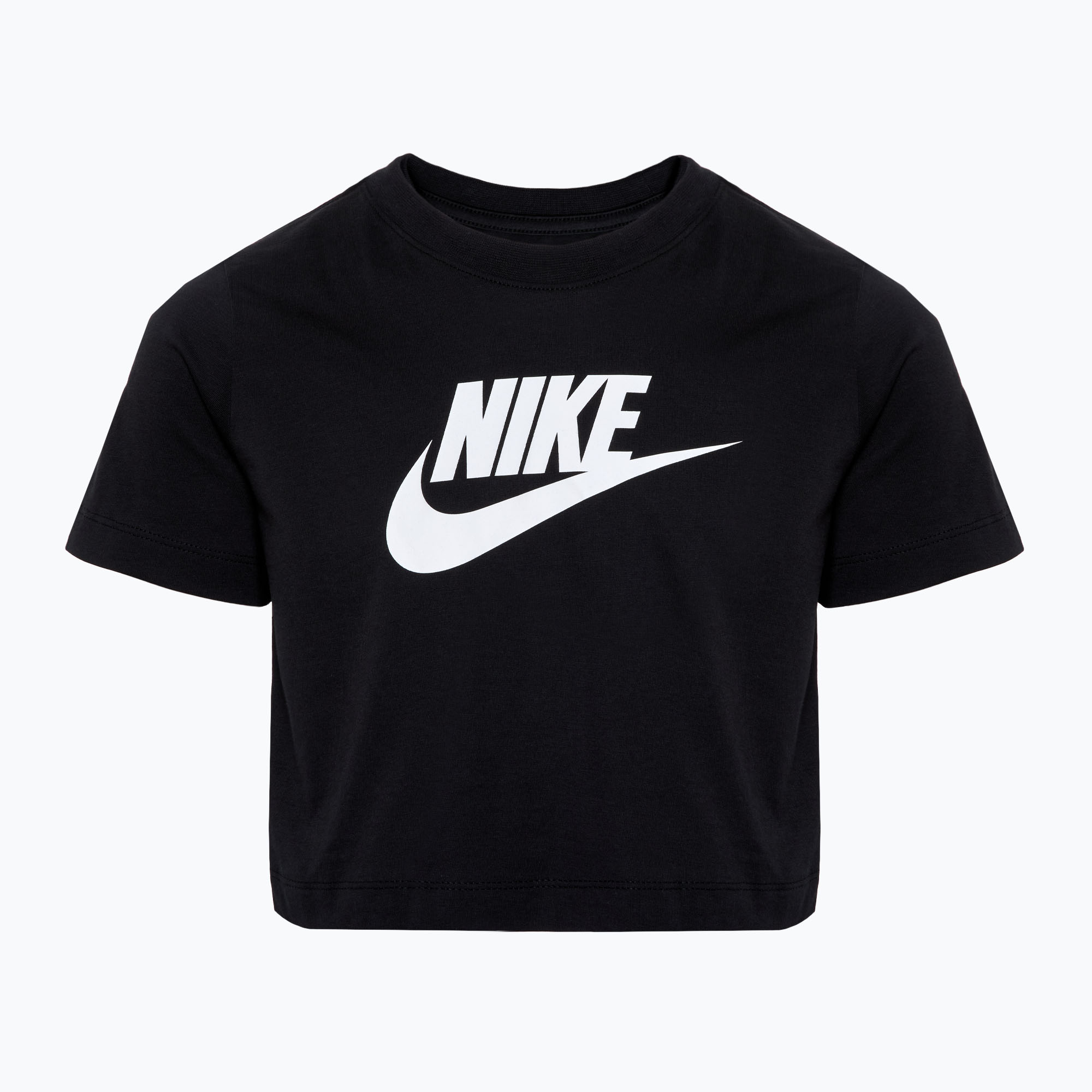 Maglietta Nike Sportswear Cropped nera da bambino (XS) (Sportswear Cropped FZ5548-010)