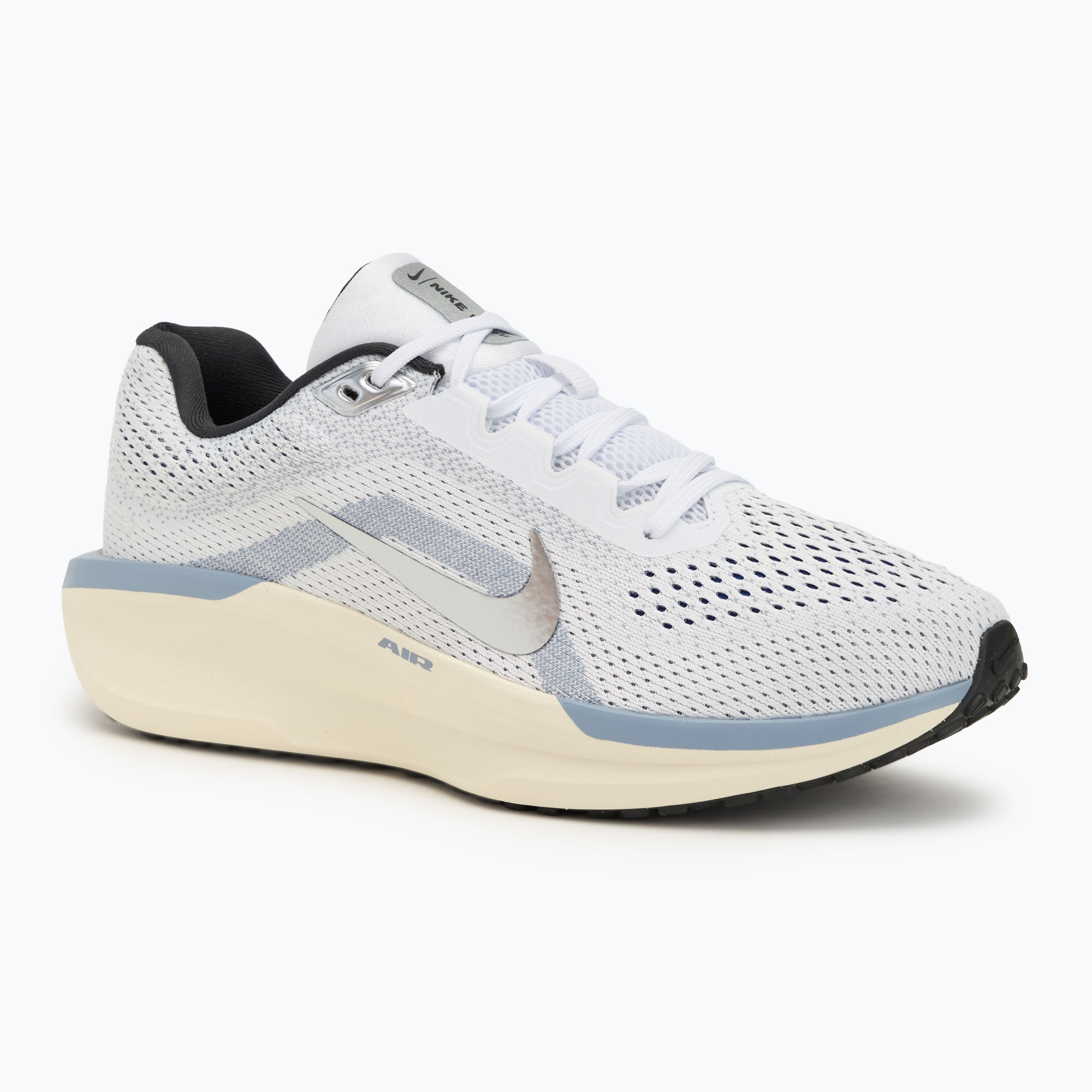 Scarpe da corsa da uomo Nike Winflo 11 bianco/argento bianco/antracite/argento metallico (42 EU) (Winflo 11 FJ9509-102)