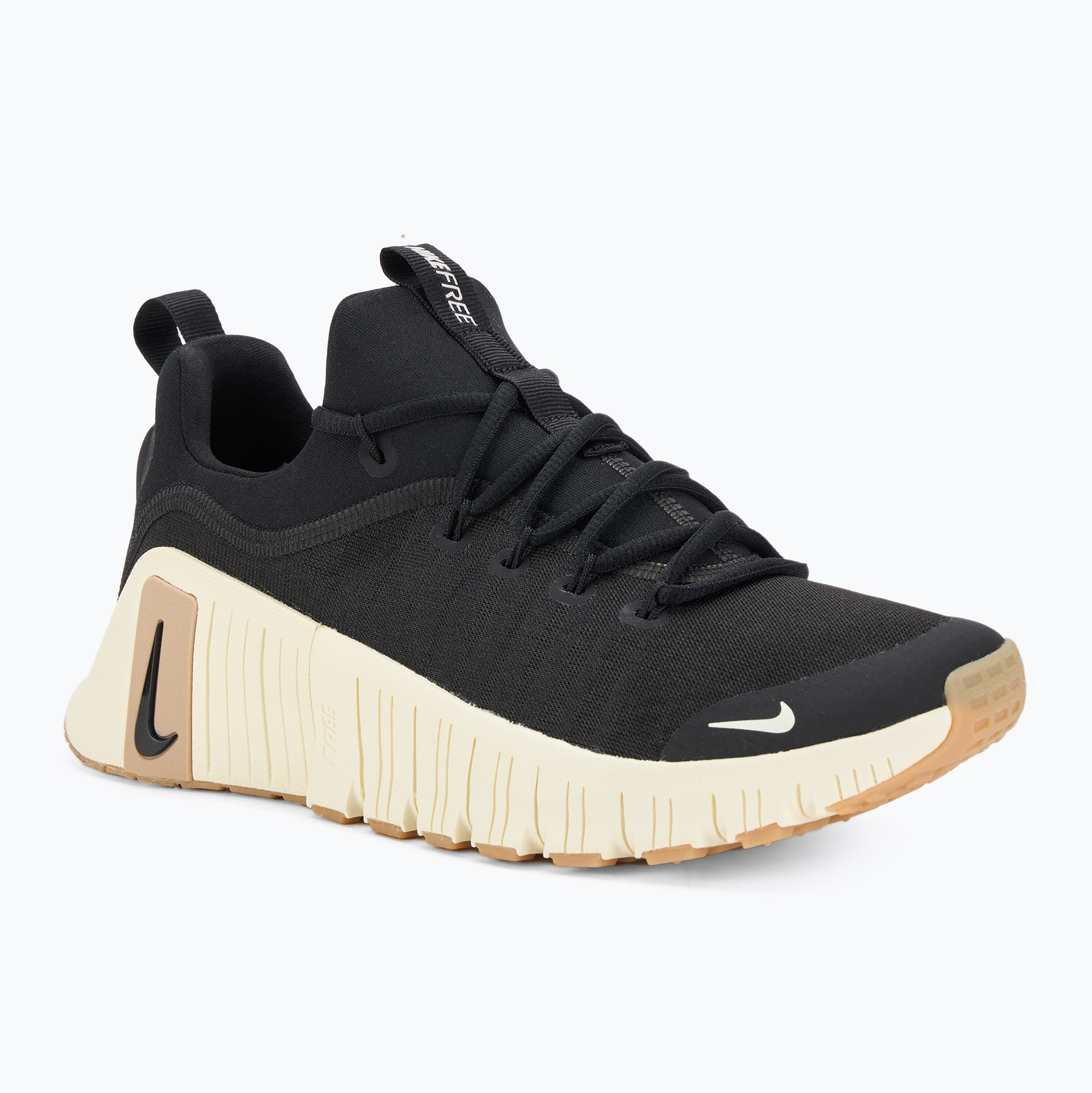 Scarpe da uomo Nike Free Metcon 6 nero/gomma marrone chiaro/latte di cocco (43 EU) (Free Metcon 6 FJ7127-010)