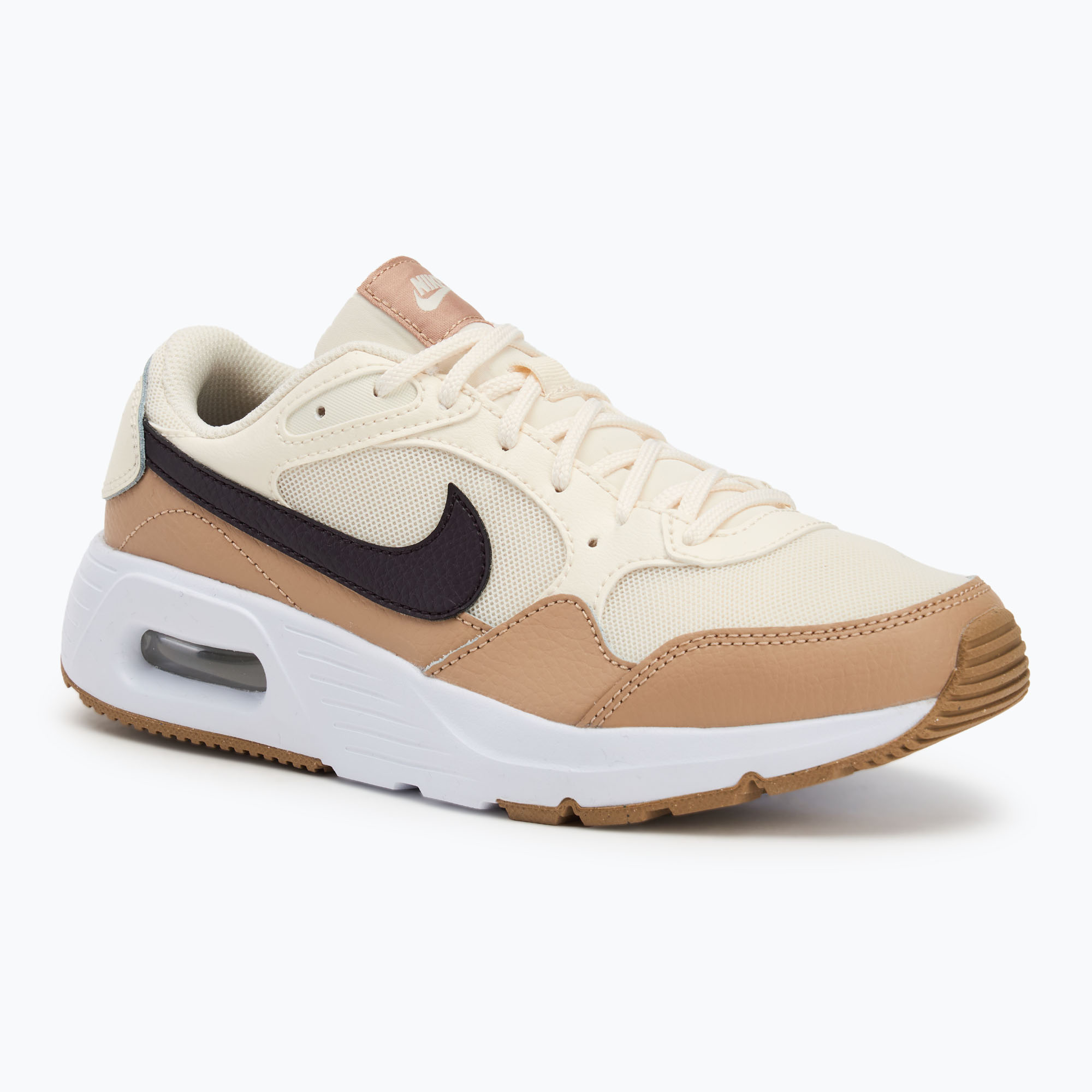 Scarpe Nike Air Max SC da bambino avorio pallido/canapa/bordeaux cenere (37.5 EU) (Air Max SC CZ5358-121)