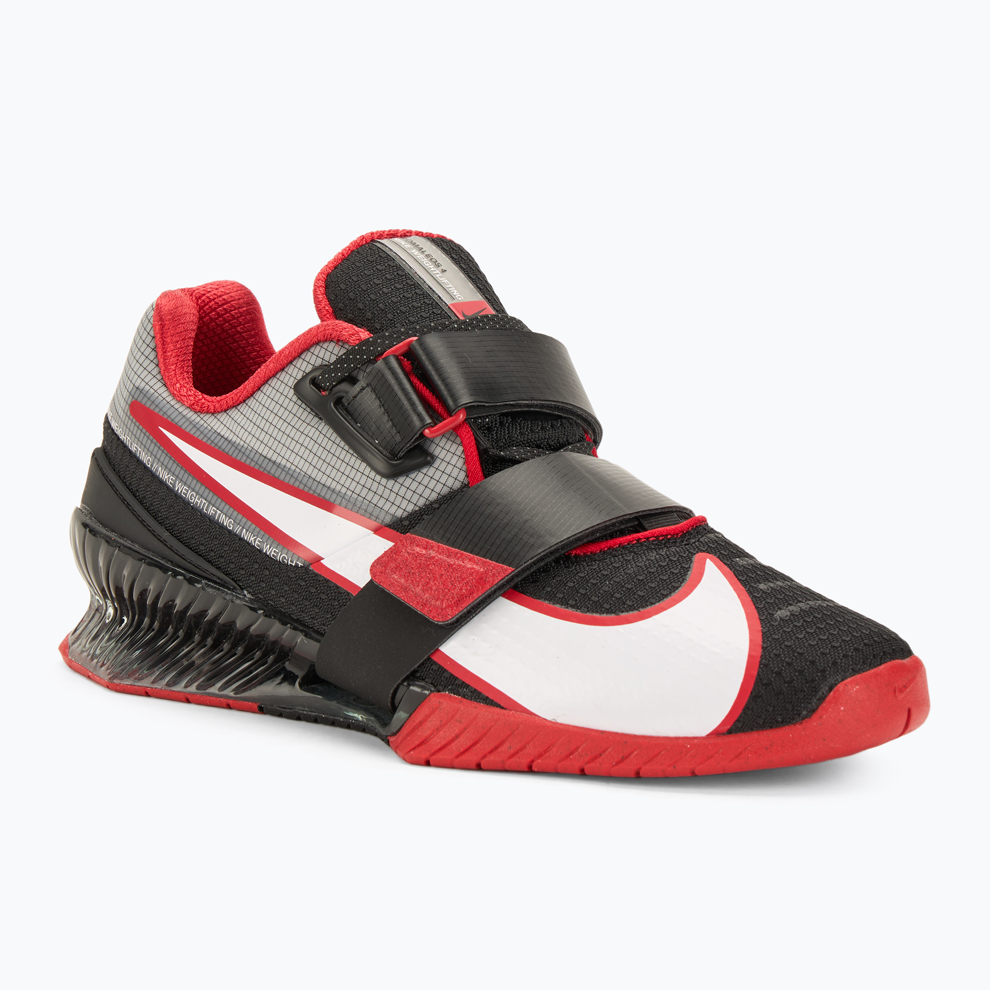 Nike Romaleos 4 nero/bianco/university red scarpa da sollevamento pesi (45.5 EU) (Romaleos 4 CD3463-003)