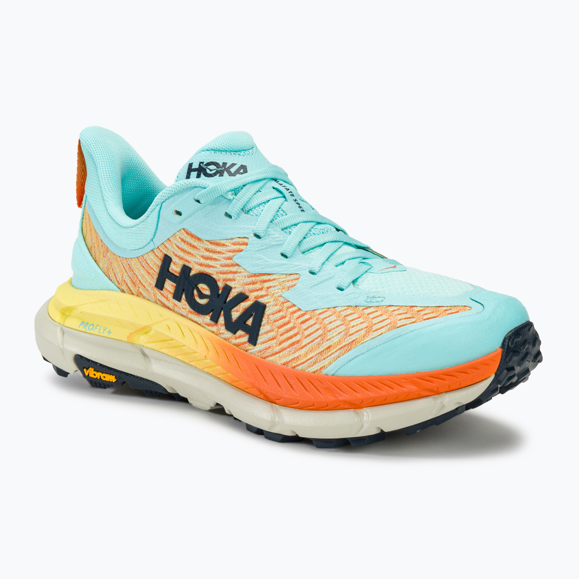 Scarpe da corsa da donna HOKA Mafate Speed 4 senza nuvole/sherbet (37 1/3 EU) (Mafate Speed 4 1131056-CBT)
