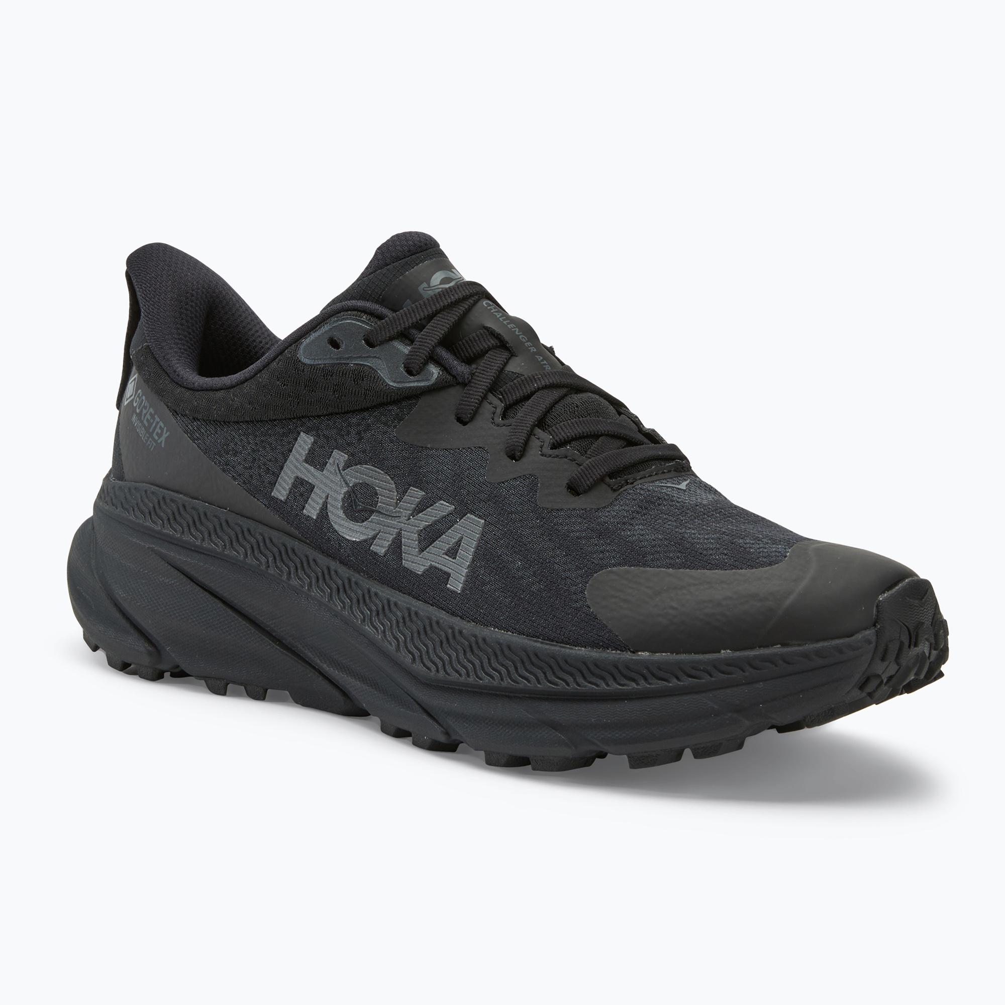 Scarpe da corsa da uomo HOKA Challenger 7 GTX nero/nero (46 2/3 EU) (Challenger 7 GTX 1134501F-BBLC)