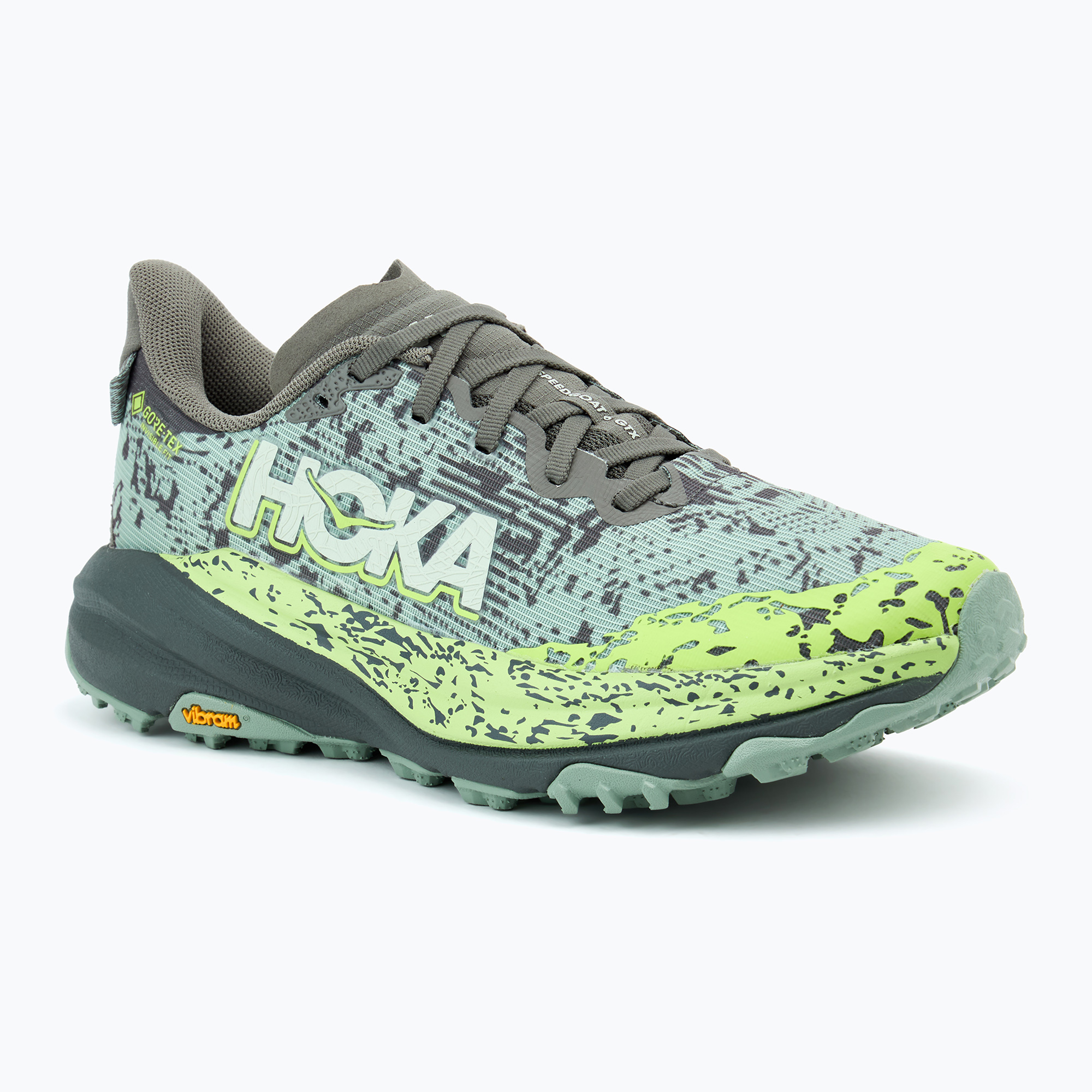 Scarpa da corsa Hoka Speedgoat 6 GTX ardesia/aloe vera da uomo (40 EU) (Speedgoat 6 GTX 1155150-STLV)