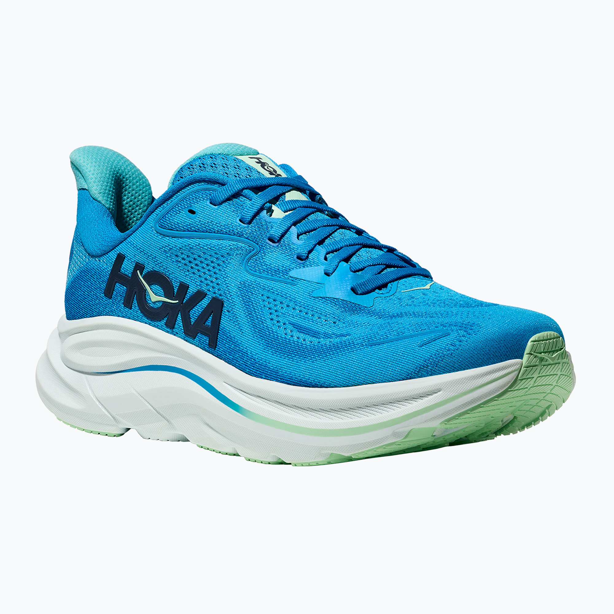 Scarpe da corsa da uomo HOKA Clifton 10 hoka blu/blu scuro