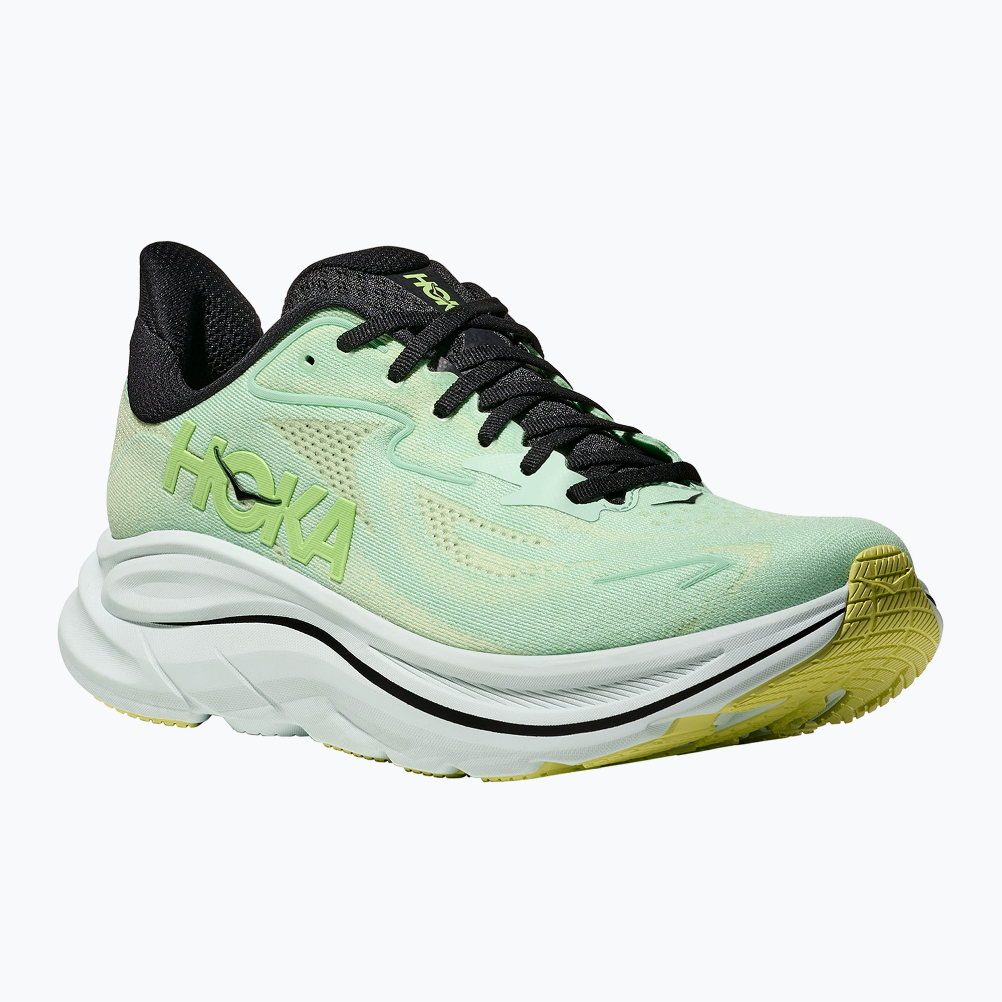 HOKA scarpe da corsa da uomo Clifton 10 menta fluorite/luna falena (44 2/3 EU) (Clifton 10 1162030-MTFL)