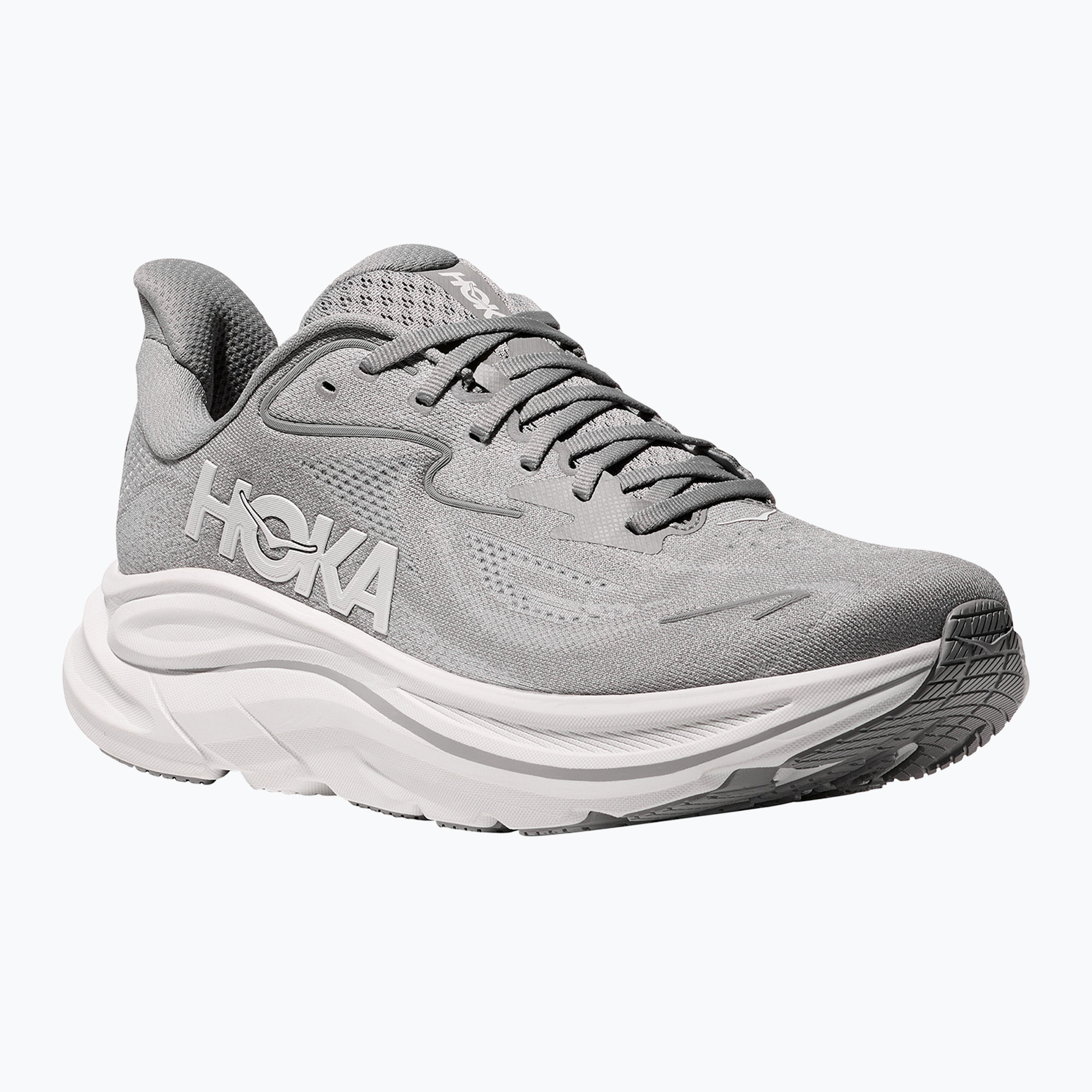Scarpe da corsa da uomo HOKA Clifton 10 grigio stellare/polvere di stelle (41 1/3 EU) (Clifton 10 1162030-STLLR)