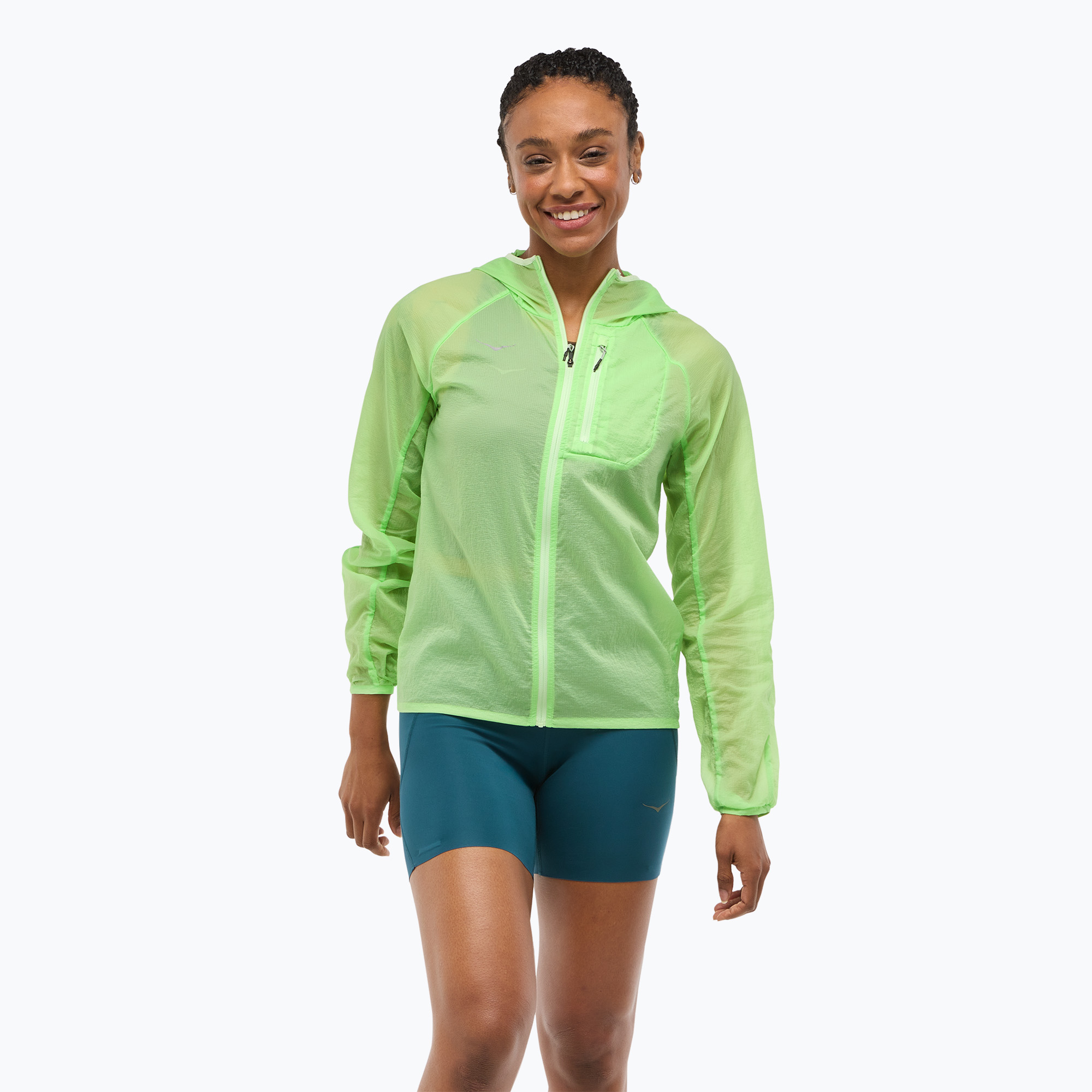 Giacca da corsa da donna HOKA Skyflow tart apple