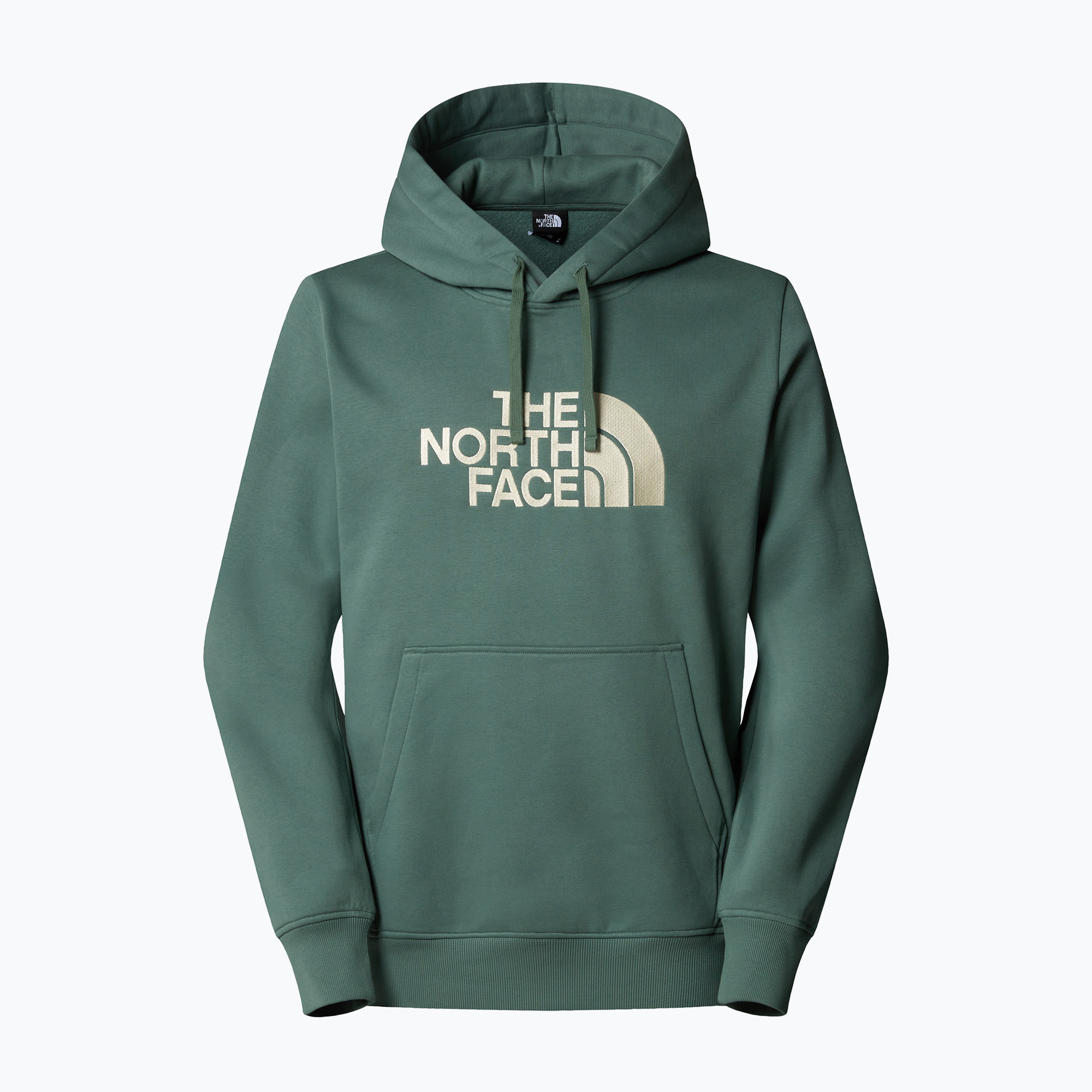Felpa da uomo The North Face Drew Peak Pullover Hoodie verde anatra/grigio