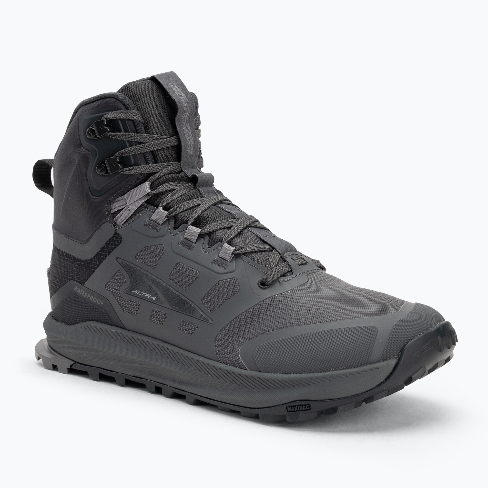 Stivali Altra Lone Peak 9 Waterproof Mid nero/grigio da uomo (44.5 EU) (Lone Peak 9 Waterproof Mid AL0A85PK0201)