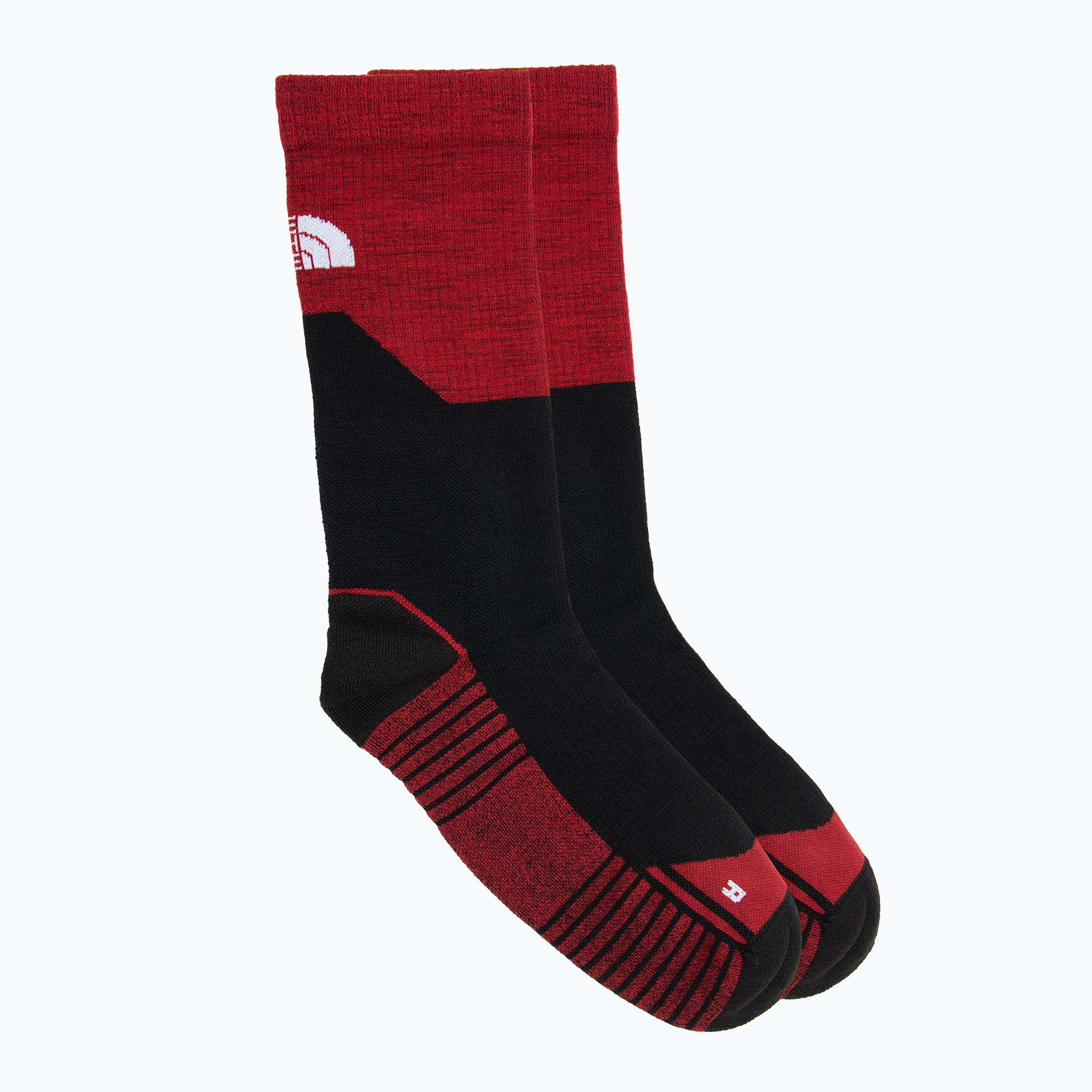 Calze The North Face Hiking Crew ad alto rischio rosso/tnf nero (L) (Hiking Crew NF0A882KMXW1)