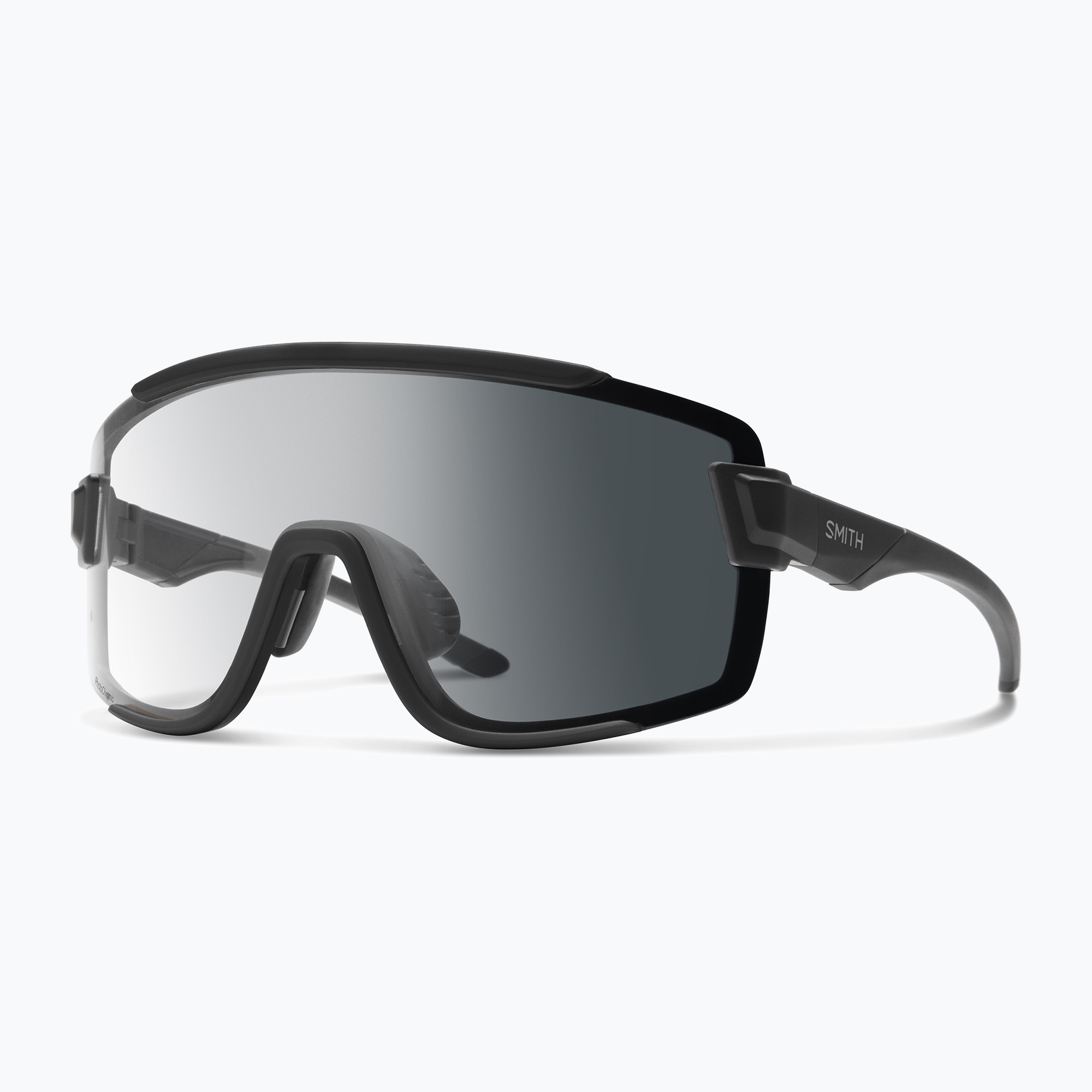 Occhiali da sole Smith Wildcat nero opaco/fotocromatico da chiaro a grigio/chiaro (Wildcat 201516)