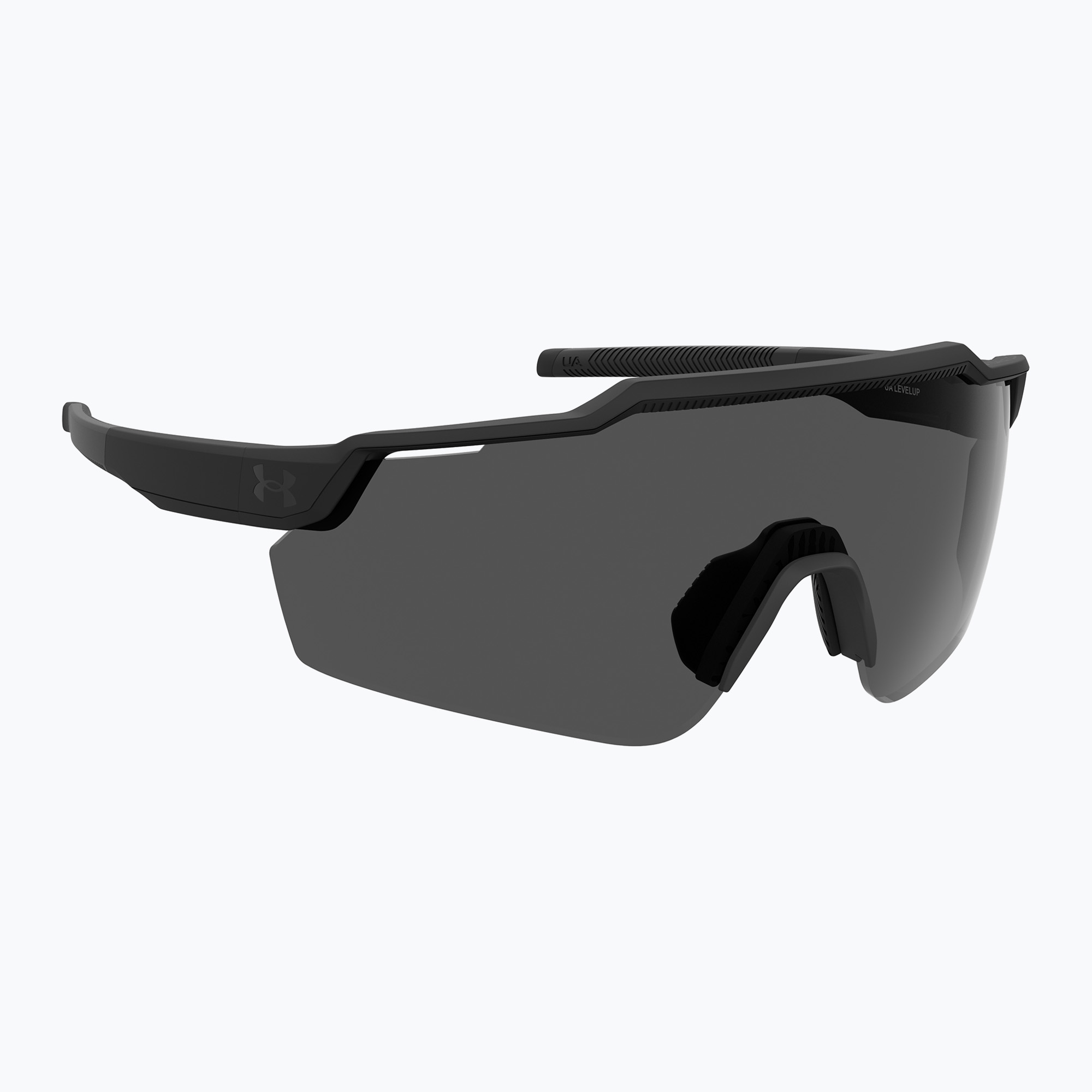 Occhiali da sole Under Armour Levelup S3 nero opaco/grigio oleofobico da uomo