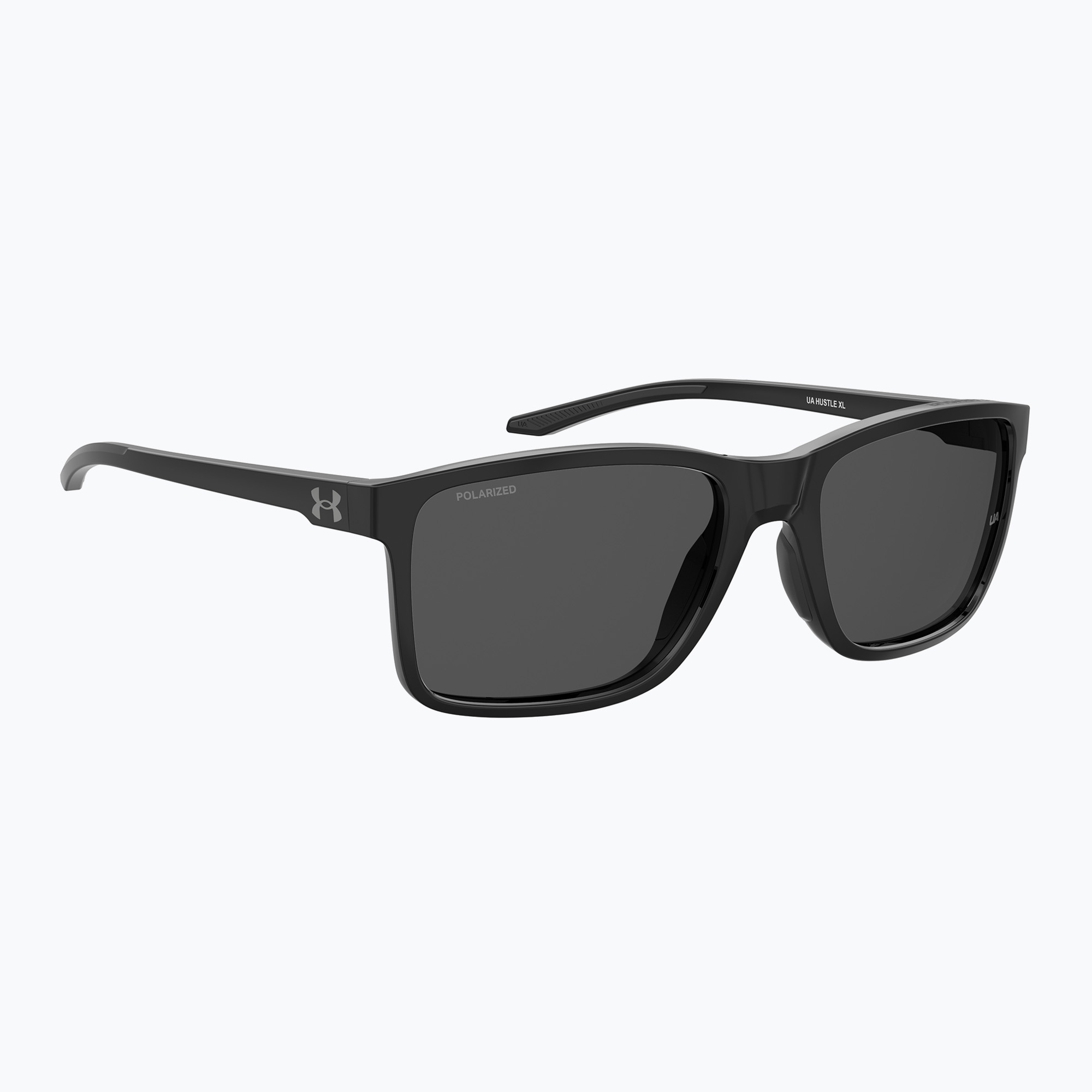 Occhiali da sole Under Armour Hustle XL S3 nero/grigio polarizzati (Hustle XL S3 20770480759M9)