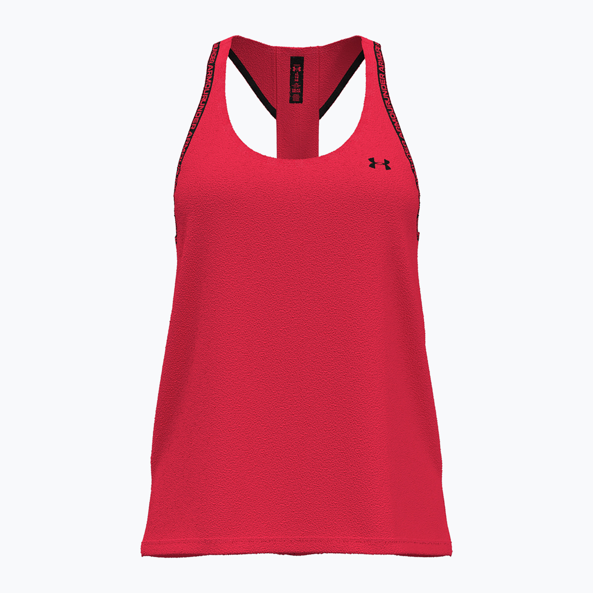 Under Armour Knockout Tank canotta da allenamento rosso/nero da donna (L) (Knockout Tank 1351596-713)