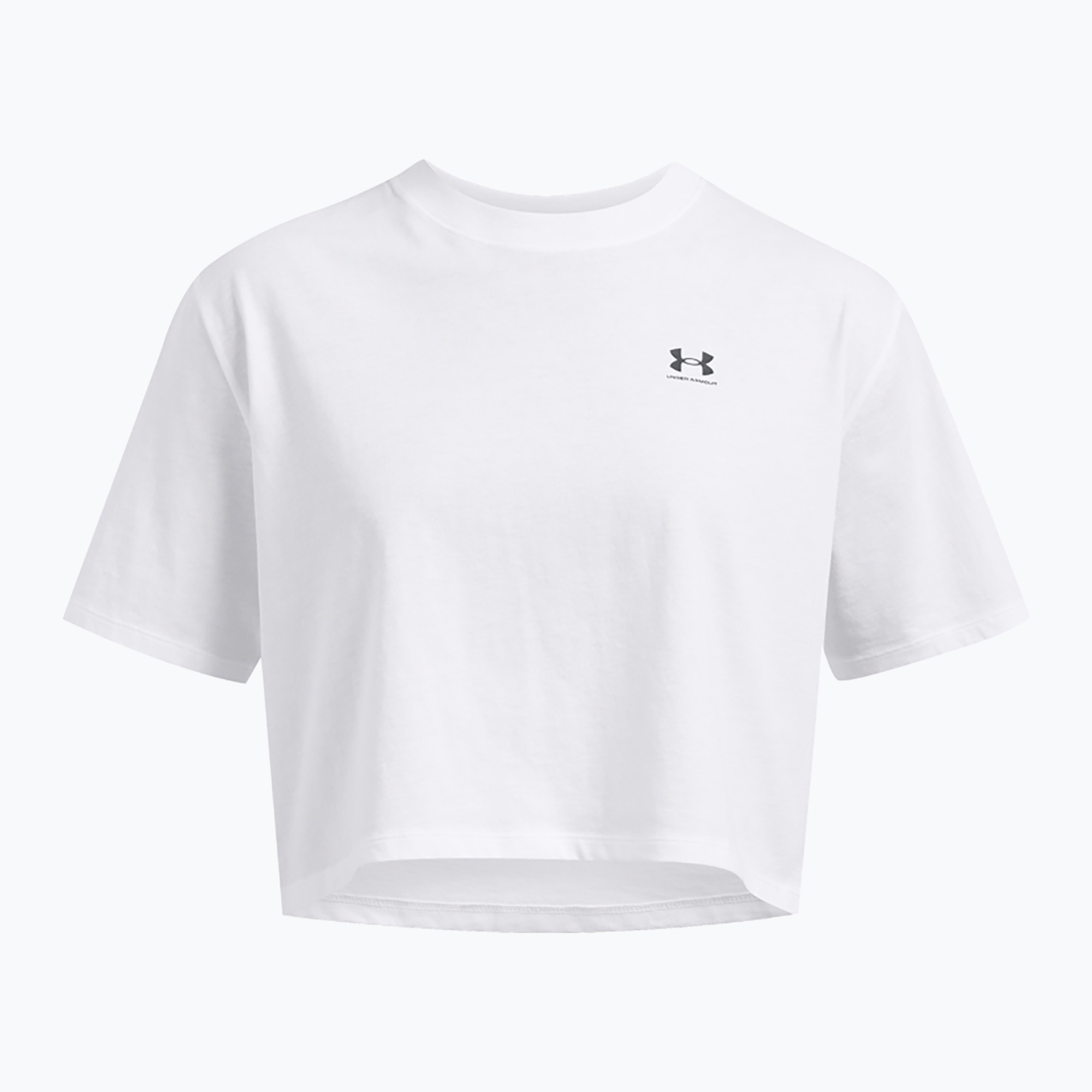 Maglietta da allenamento Under Armour da donna (XL) (Boxy Crop Logo 1386845-100)