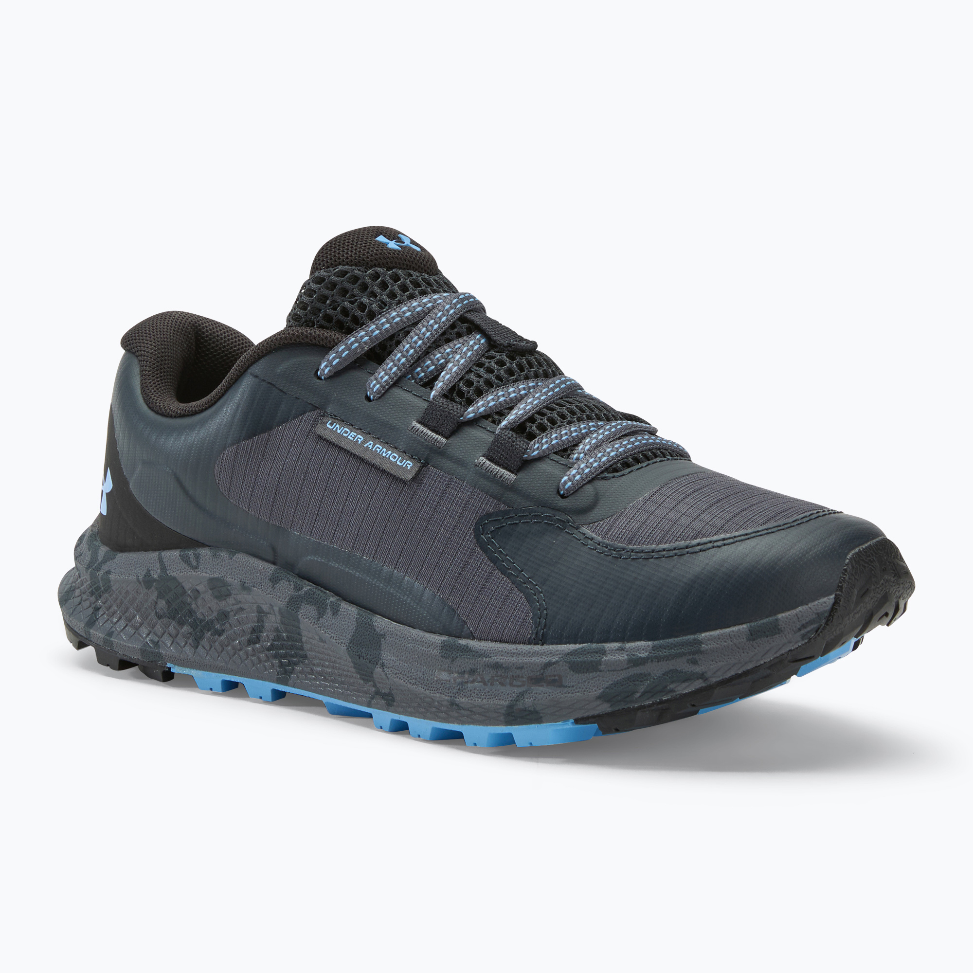 Under Armour Charged Bandit Trail 3, scarpe da corsa da donna in castlerock/antracite/blu horizon (37.5 EU) (Charged Bandit Trail 3 3028405-104)