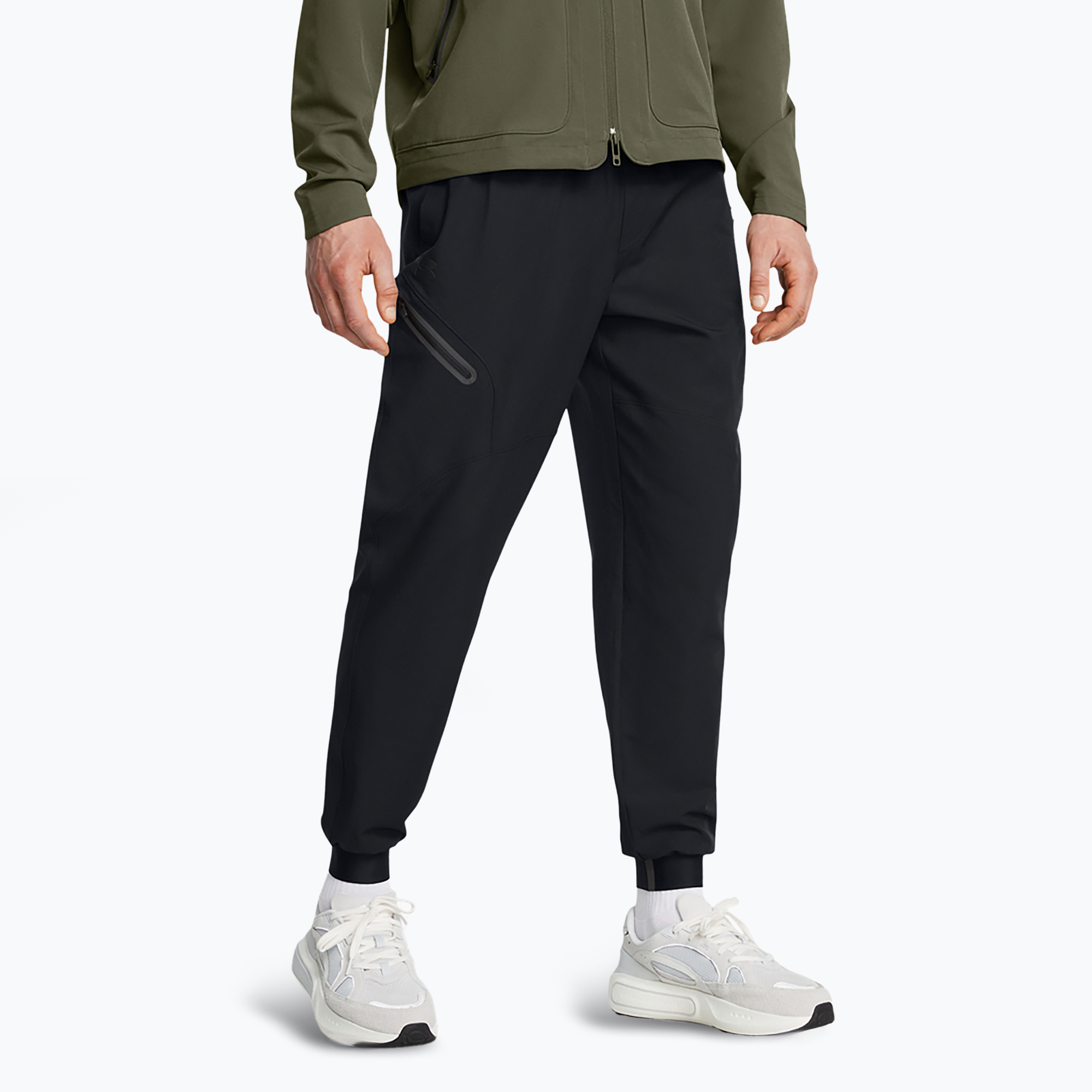 Pantaloni da uomo Under Armour Unstoppable Joggers nero/nero (XXL) (Unstoppable Joggers 1388823-001)