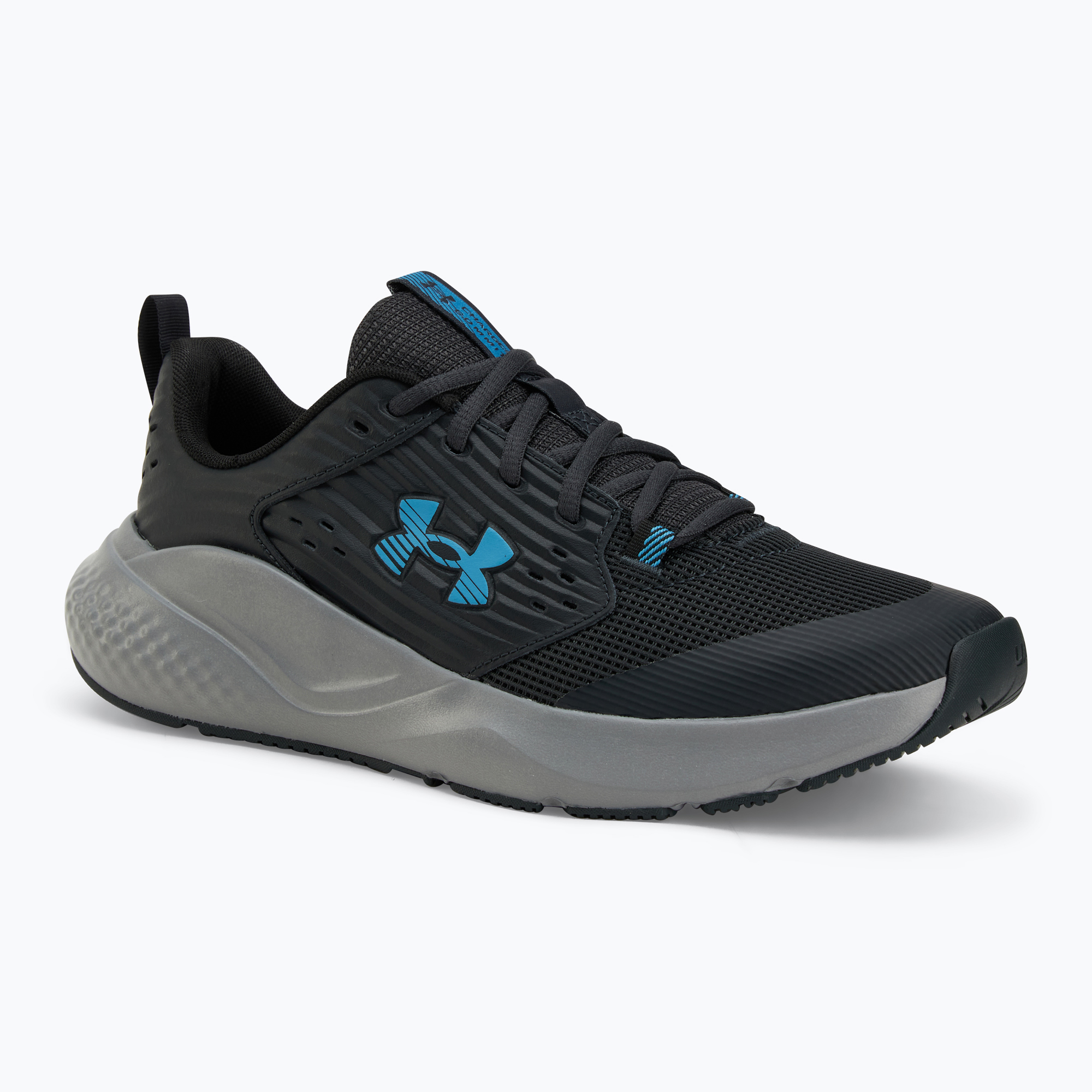 Under Armour Commit 4 scarpe da ginnastica da uomo antracite/acciaio/blu scuro (44.5 EU) (Commit 4 3026017-017)