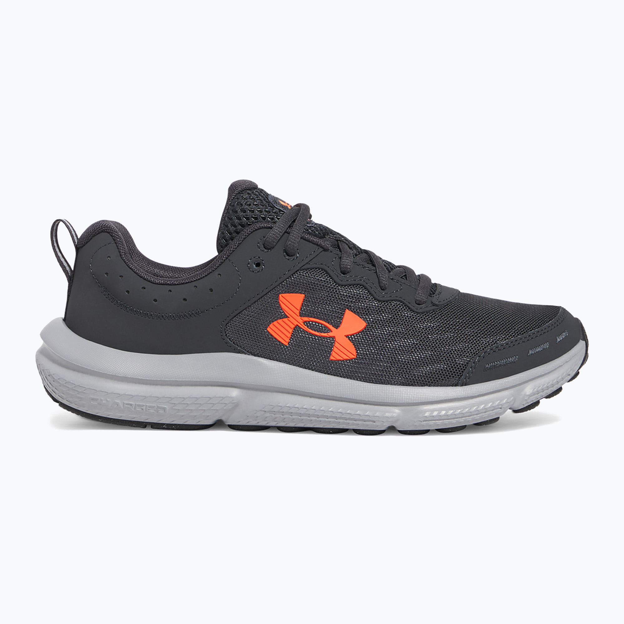 Under Armour Charged Assert 10 scarpe da corsa da uomo antracite/antracite/rosse (45 EU) (Charged Assert 10 3026175-016)