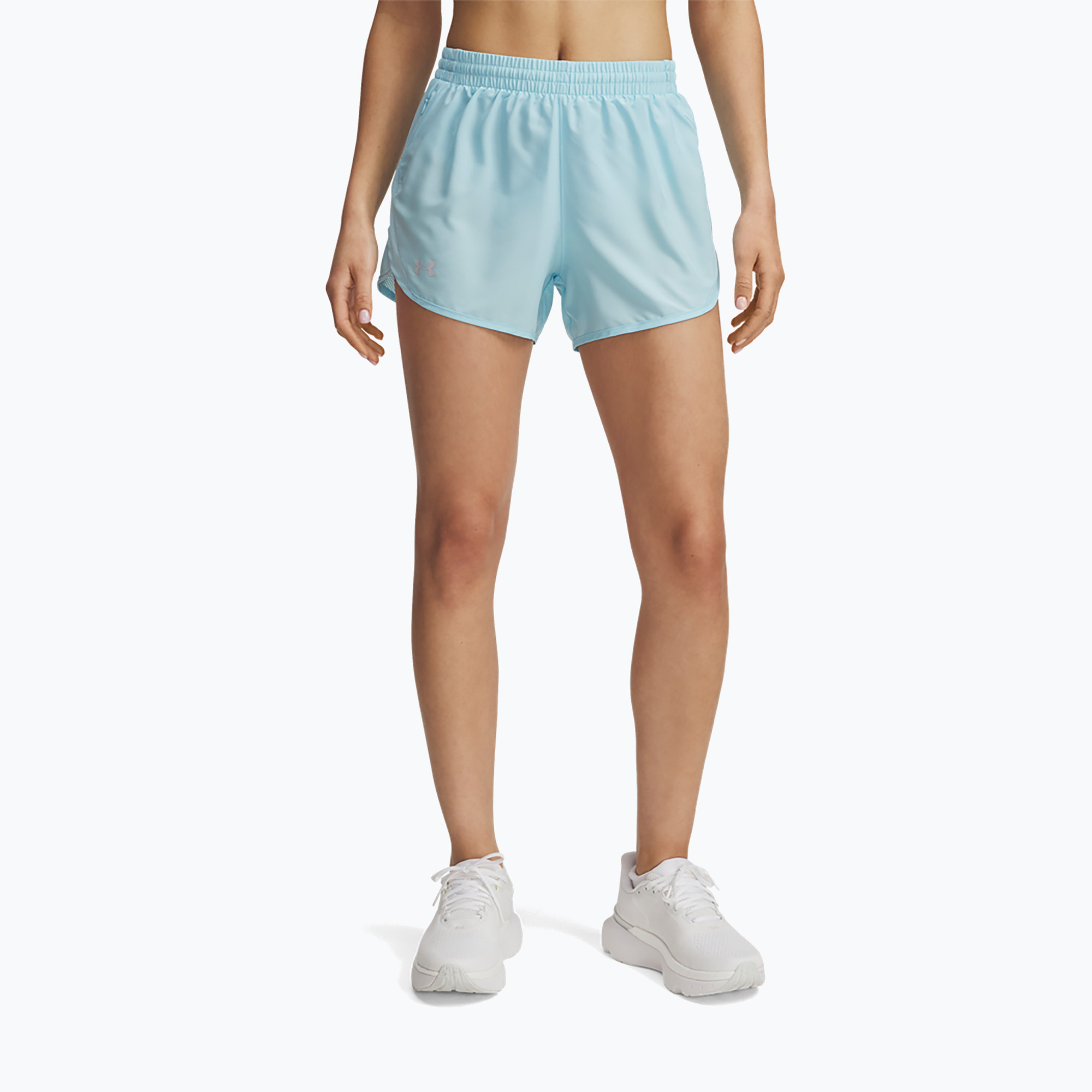 Pantaloncini da corsa Under Armour Fly By 3" stream/stream/riflettenti da donna (XL) (Fly By 3" 1382438-494)