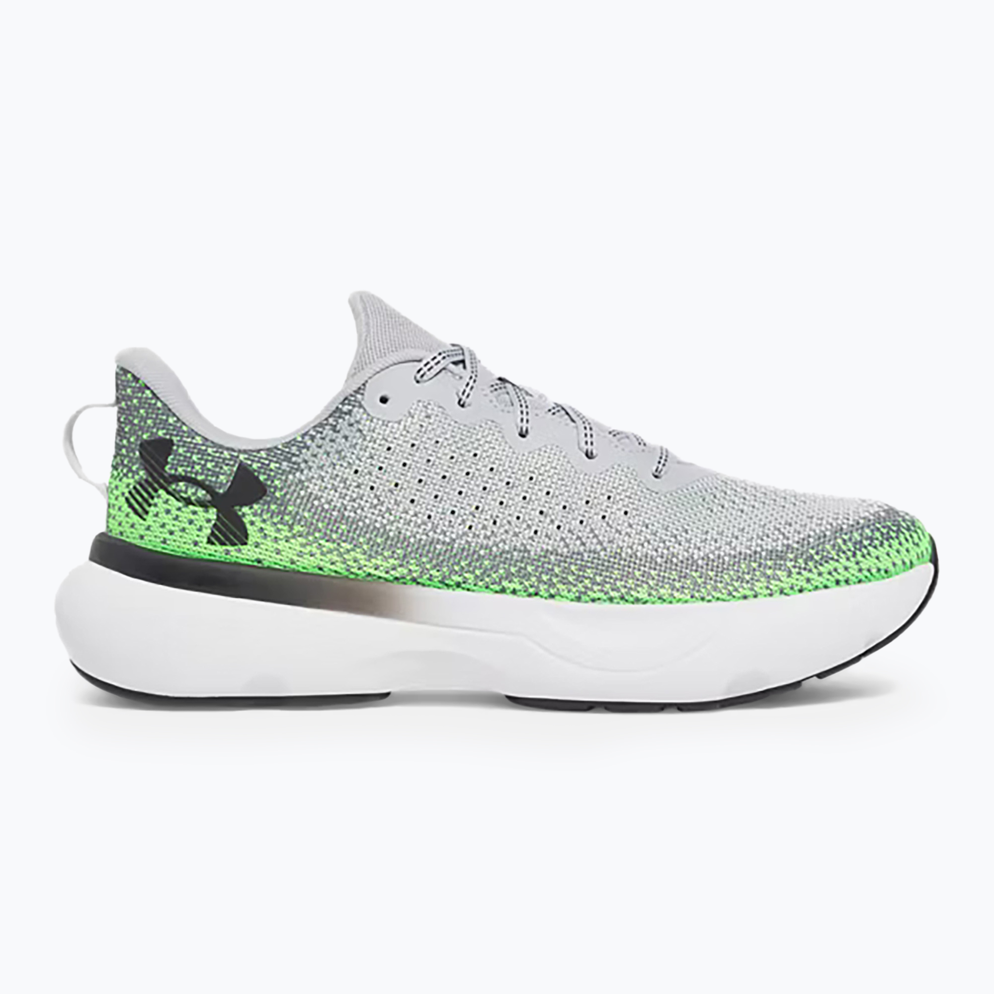 Under Armour Infinite mod scarpe da corsa da uomo grigio/iper verde/nero (44 EU) (Infinite 3027523-011)
