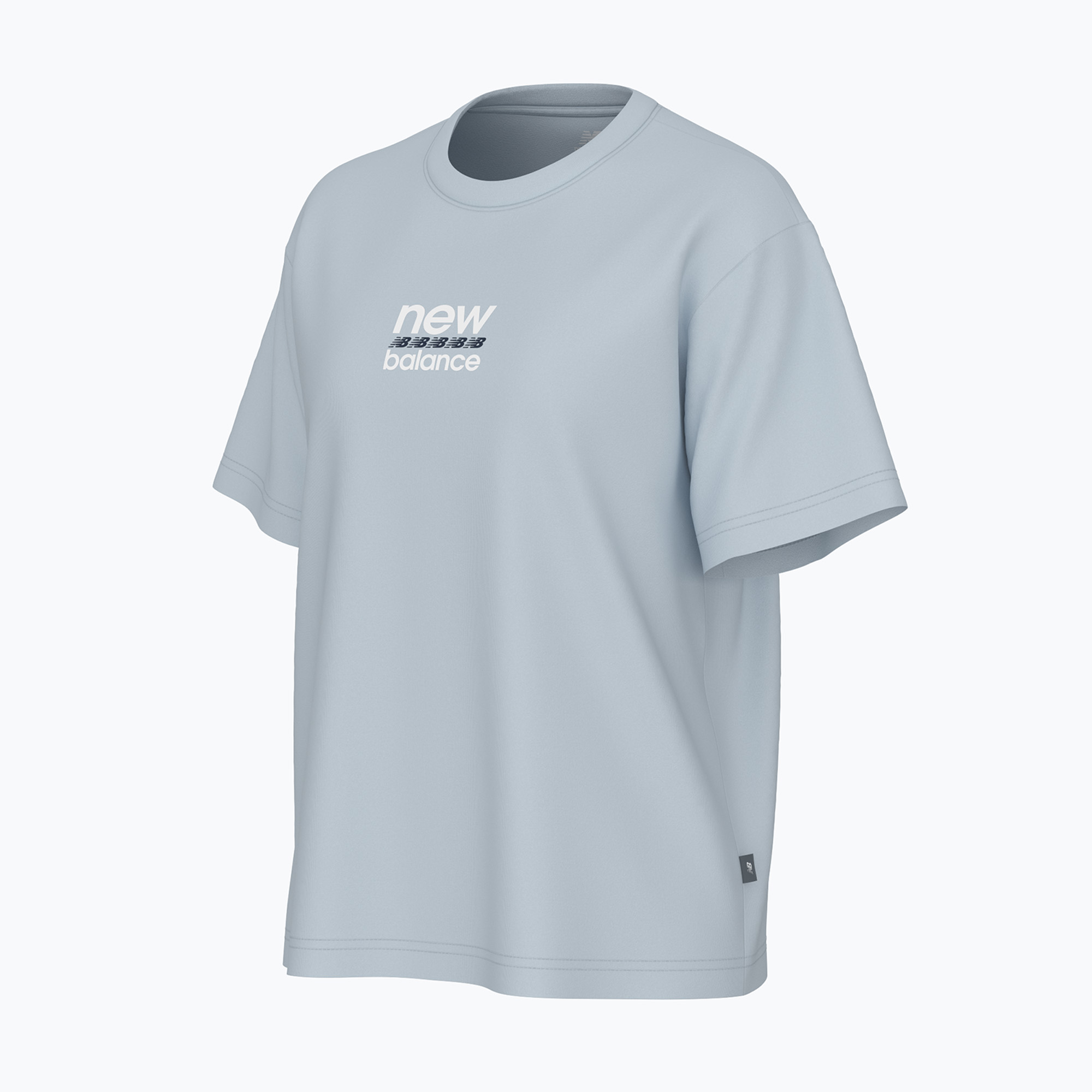 T-shirt New Balance Sport Relaxed Graphic donna blu ghiaccio (M) (Sport Relaxed Graphic WT51541IB)