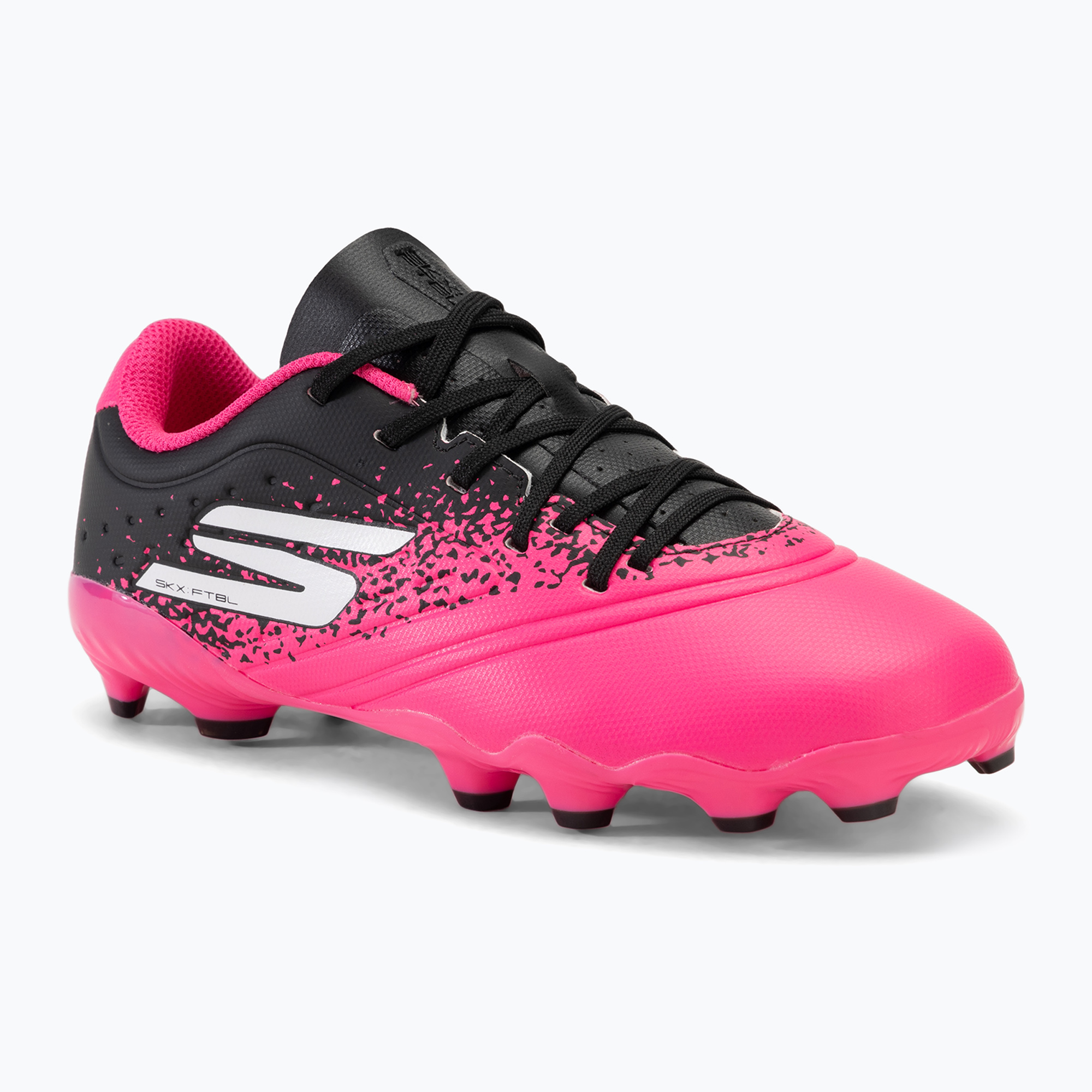 Scarpe da calcio per bambini Skechers Razor Gold 1.5 FG nero/rosa (36 EU) (Razor Gold 1.5 252060L BKPK)