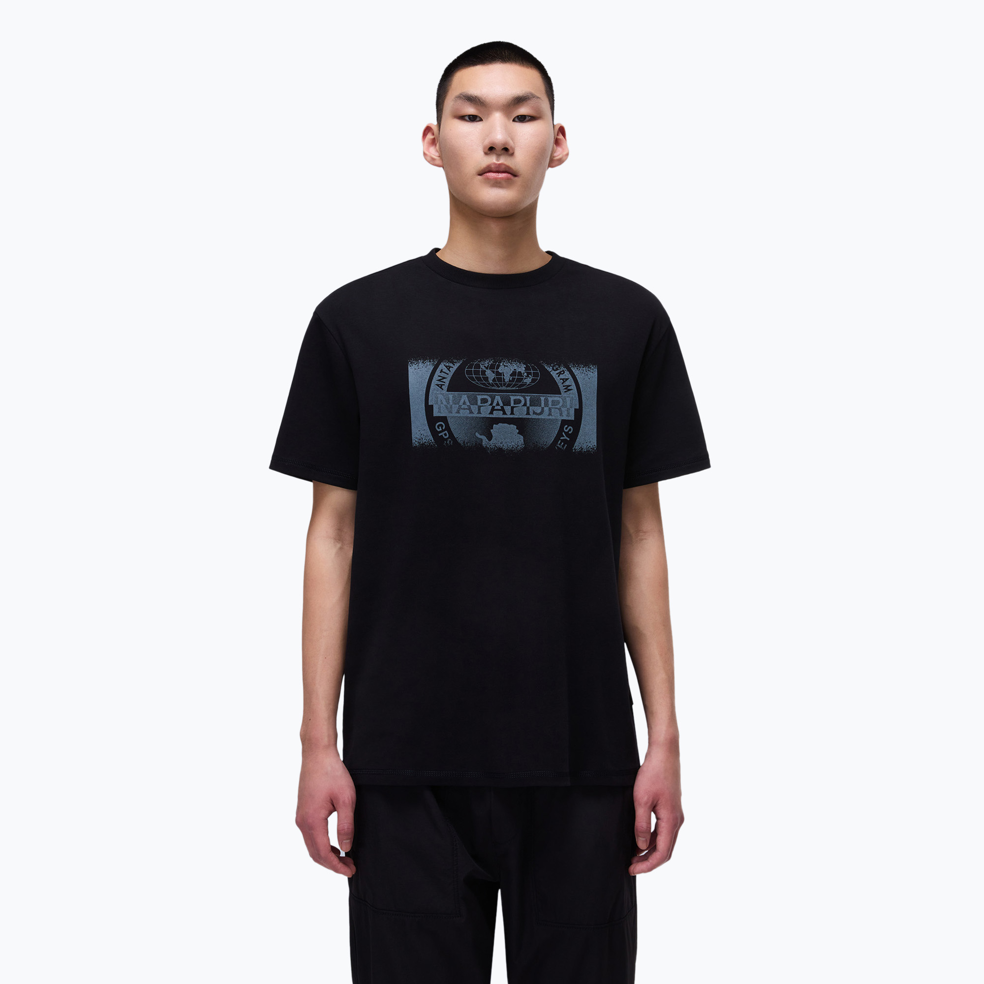Maglietta da uomo Napapijri S-Vanni PRT black beauty (XL) (S-Vanni PRT NP0A4IEA-9411)