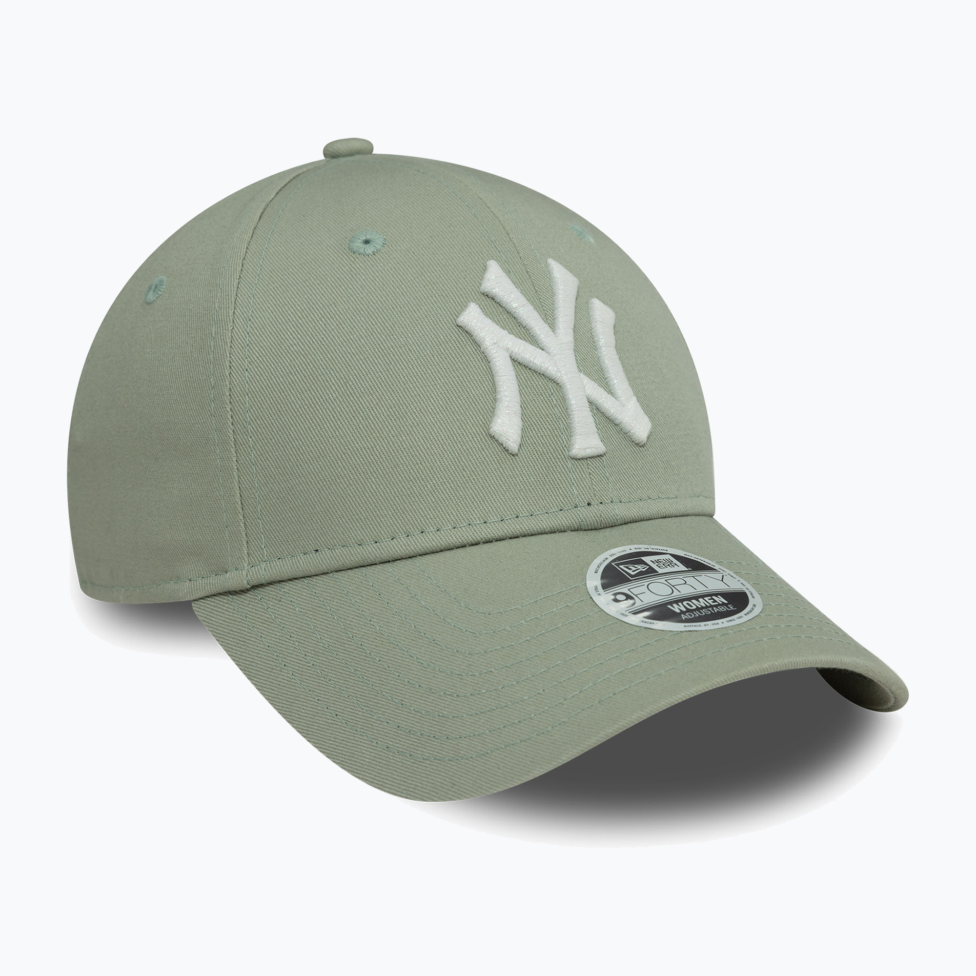 Cappello da baseball New Era Metallic Logo 9Forty New York Yankees verde pastello