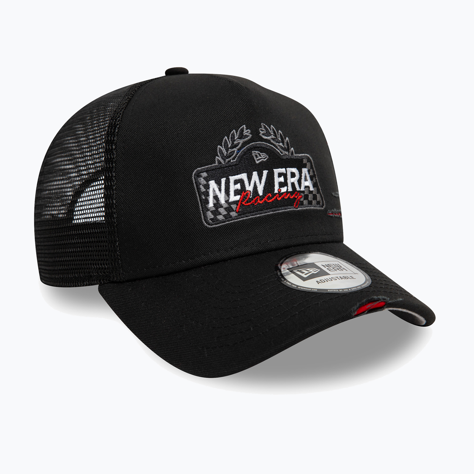 Cappello da baseball New Era NE Motorsport Trucker nero