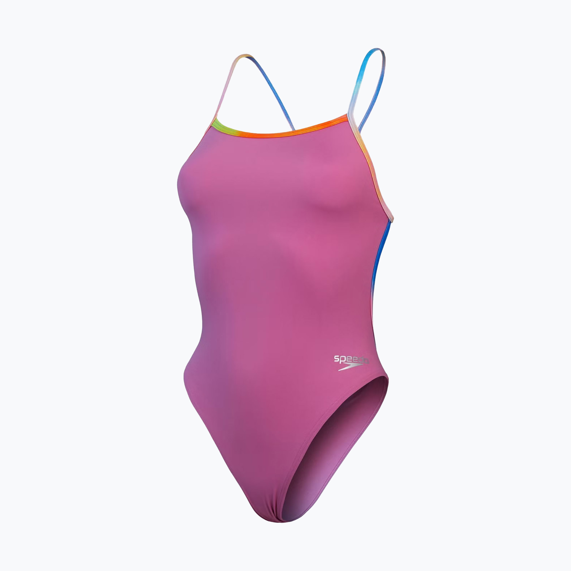 Costume intero Speedo Solid Vback kiki rosa (34) (Solid Vback 8-00317917207)