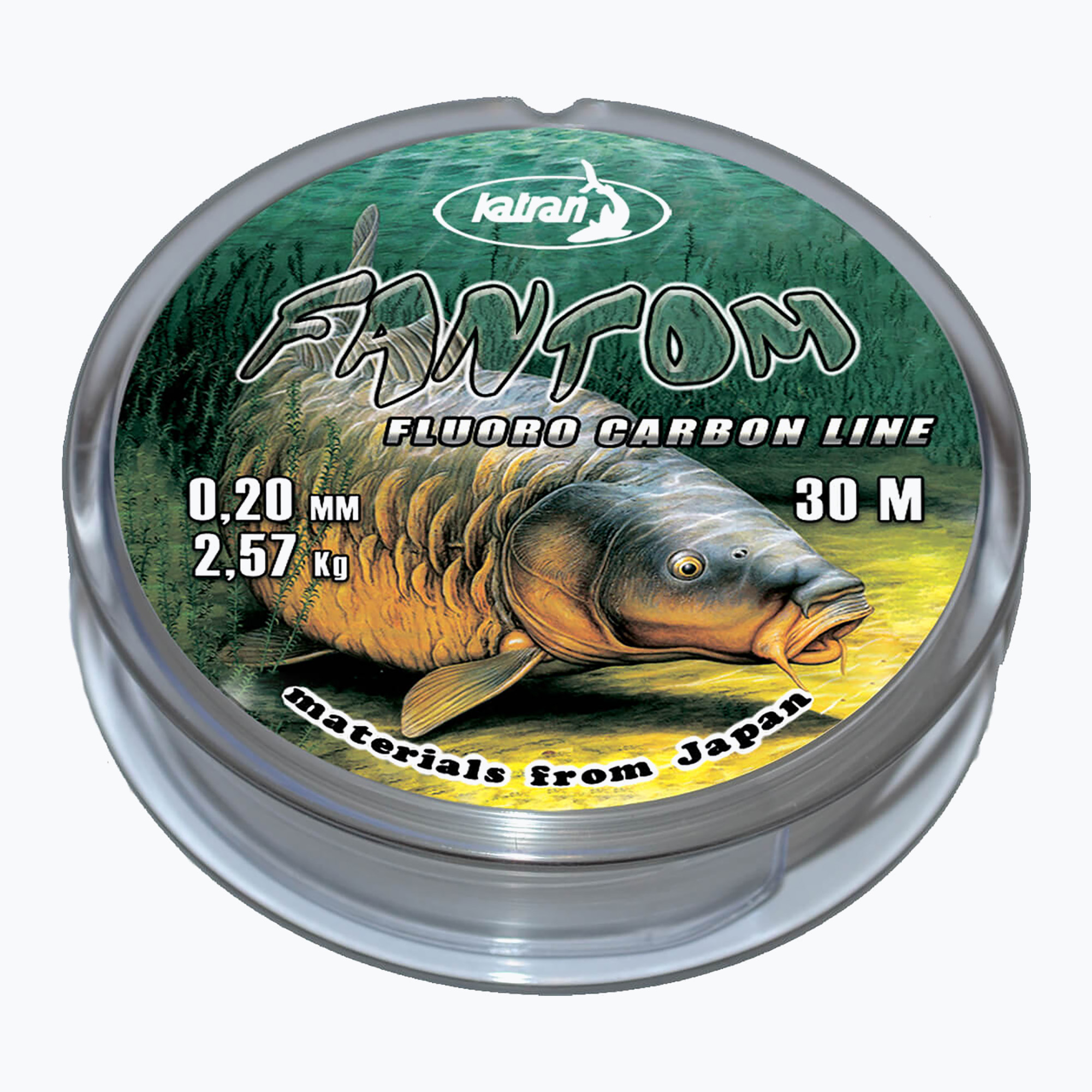 Katran Fantom 100% linea leader trasparente (0.40 mm / 30 m) (Fluorocarbon Fantom 100%)
