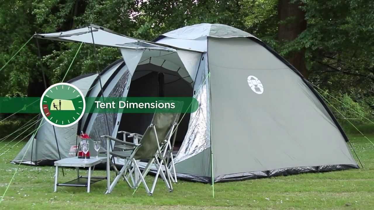 Tenda da campeggio Coleman Waterfall 5 Deluxe verde