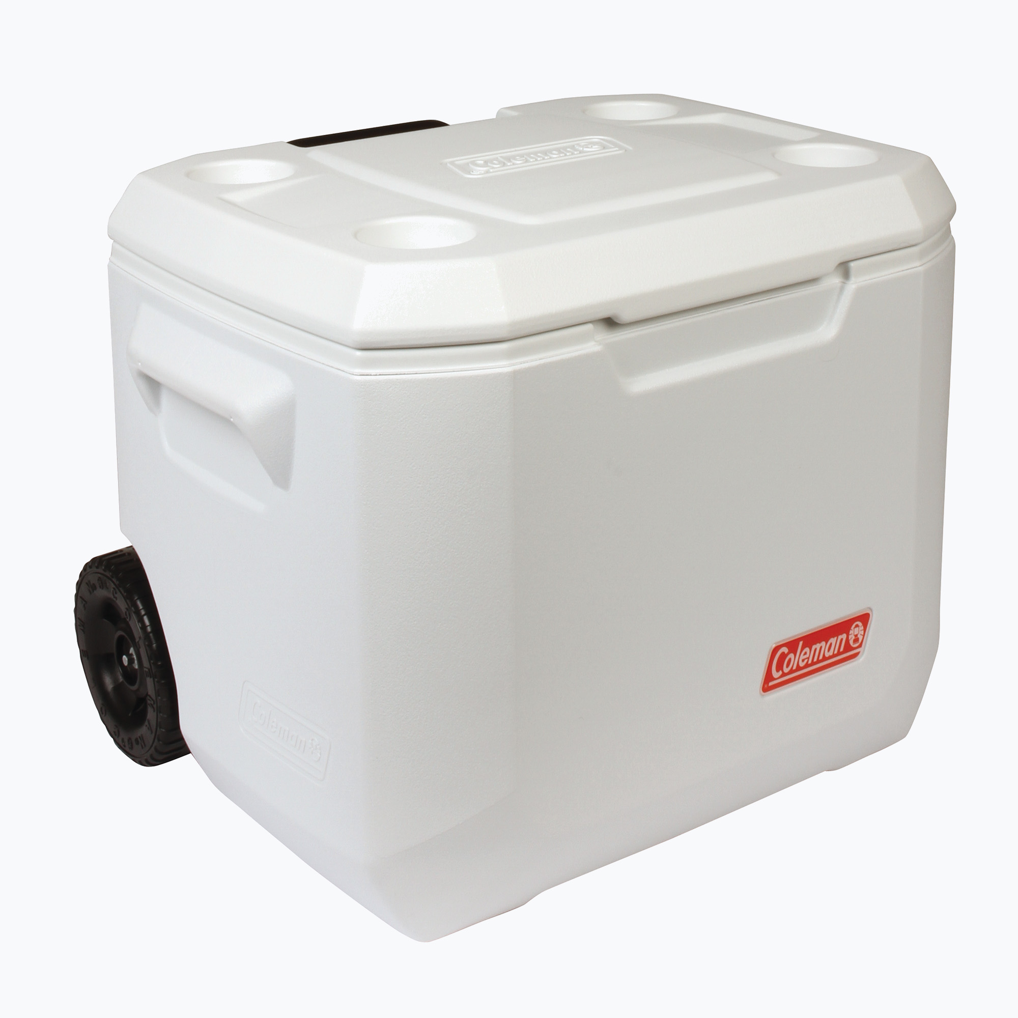Coleman 50QT Frigorifero da escursione marino a rotelle bianco (50QT Wheeled Marine 3000005137)