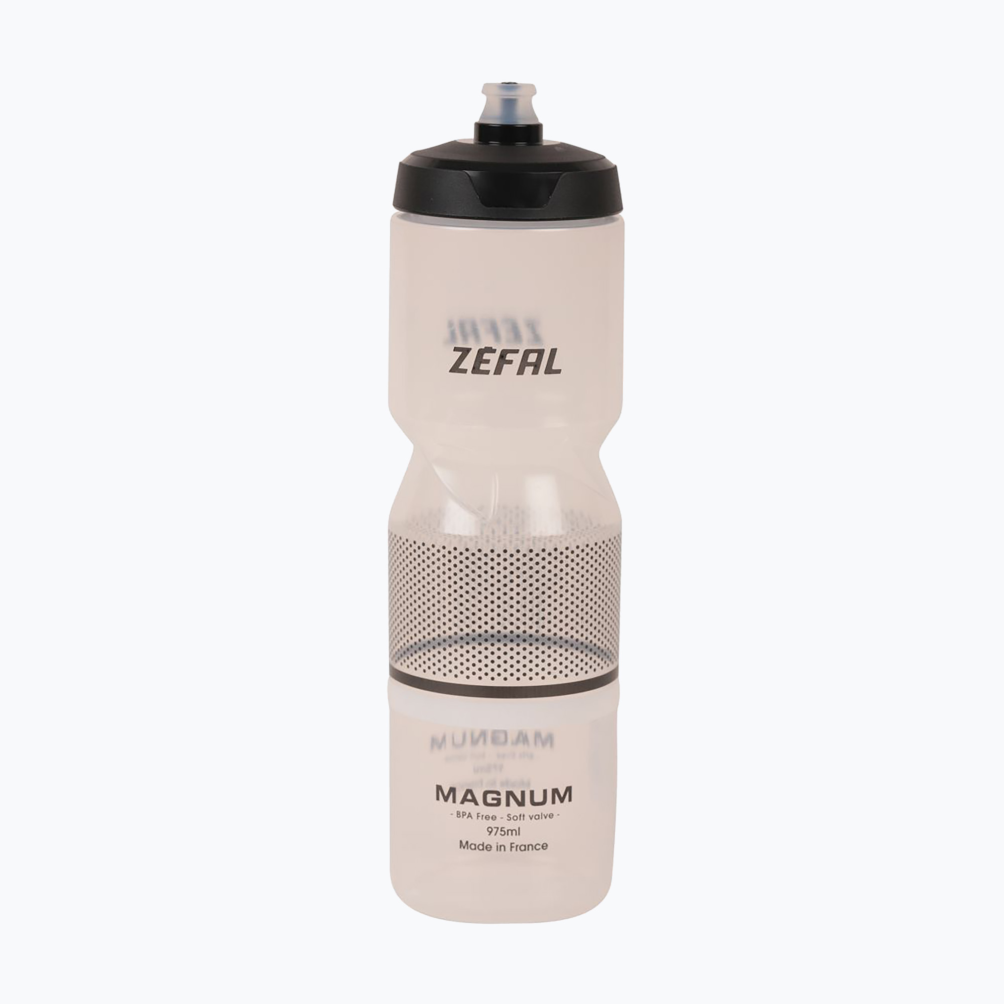 Zefal Magnum (Soft-Cap) bottiglia per bicicletta 975 ml traslucido/nero (975 ml) (Magnum (Soft-Cap) ZF-1643)