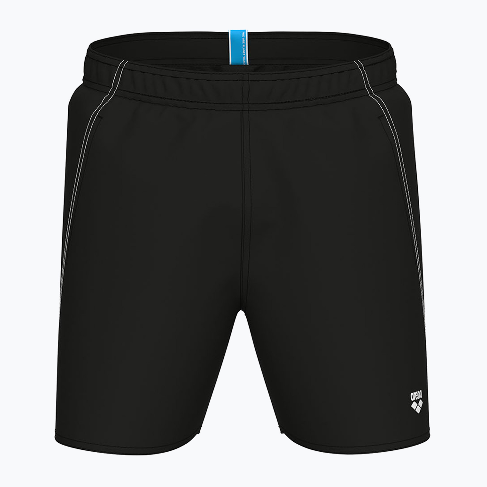 Pantaloncini da bagno arena Fundamentals Boxer R nero/bianco da uomo (M) (Fundamentals Boxer R 006443/511)