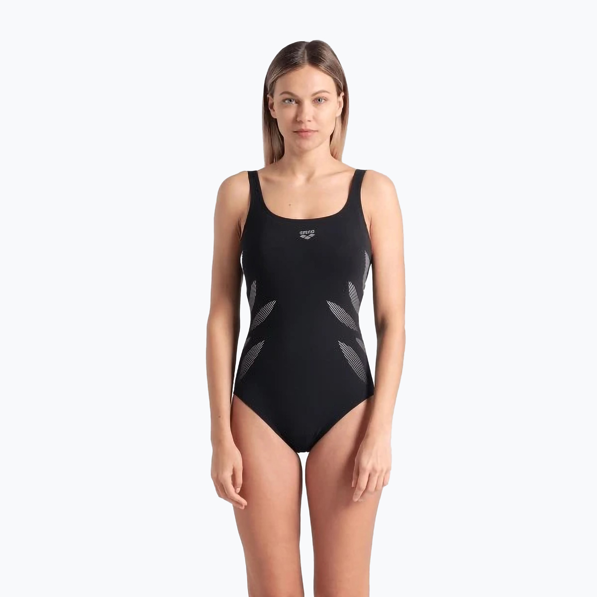 Costume da bagno intero donna arena Milena Wing Back nero (40 FR) (Milena Wing Back 008139/500)