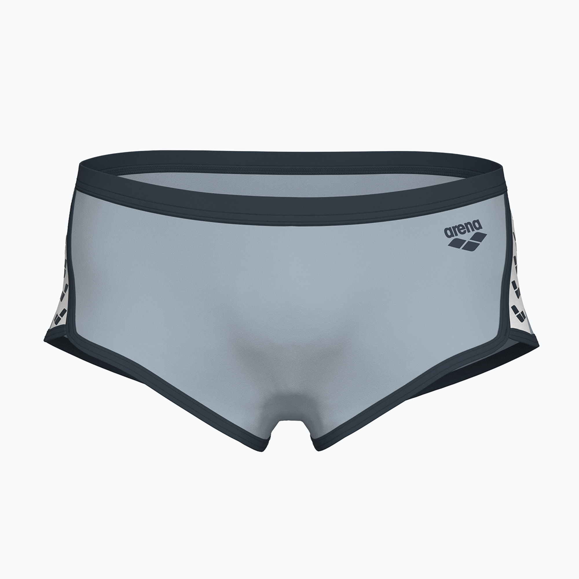 Uomo arena Icons Swim Low Waist Short Slip solido in schiuma di mare/asfalto (65) (Icons Swim Low Waist Short Solid 005046/551)