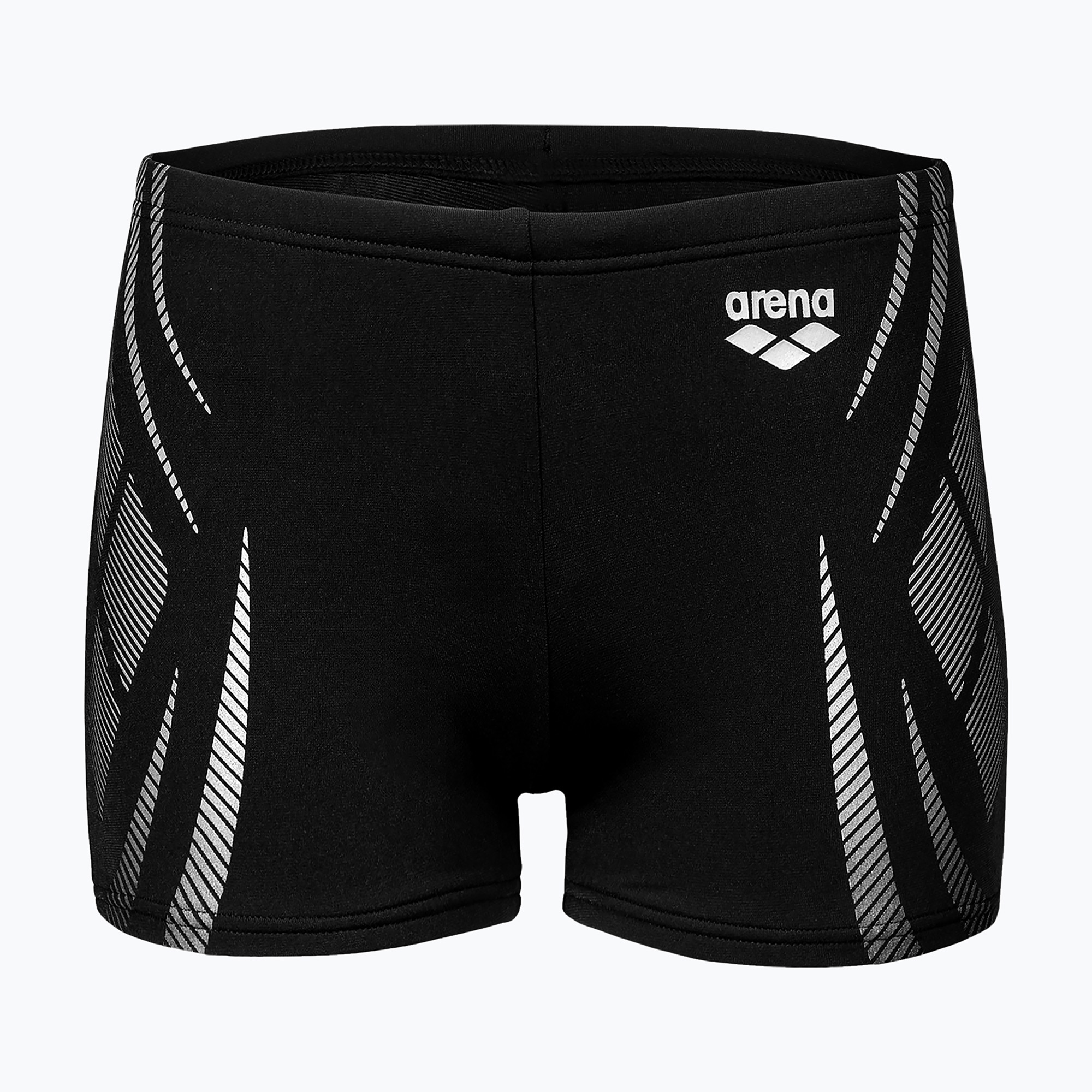 Boxer da nuoto arena per bambini Poseidonia Swim Short nero/bianco (164) (Poseidonia Swim Short 009008/501)